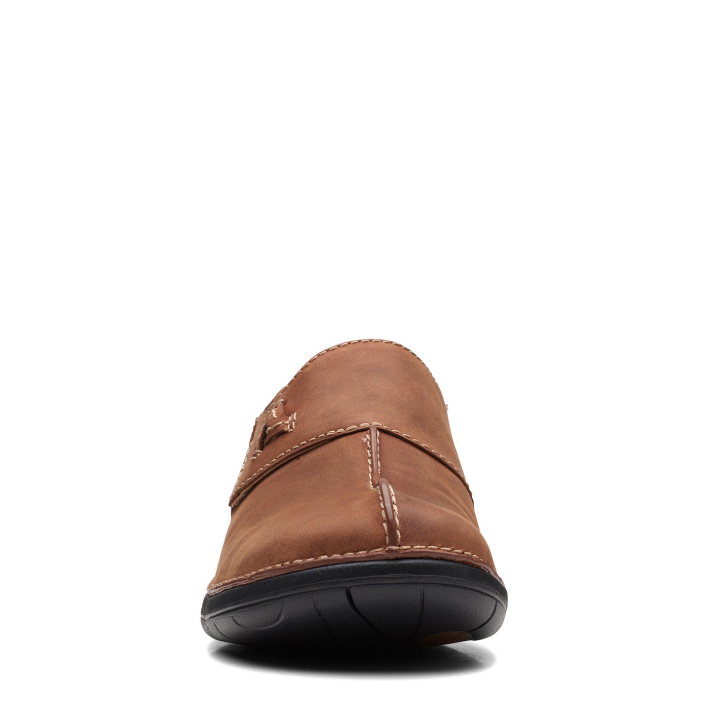 Peltz Shoes Women's Clarks Un Loop Ave Slip-On Dark Tan 26168703
