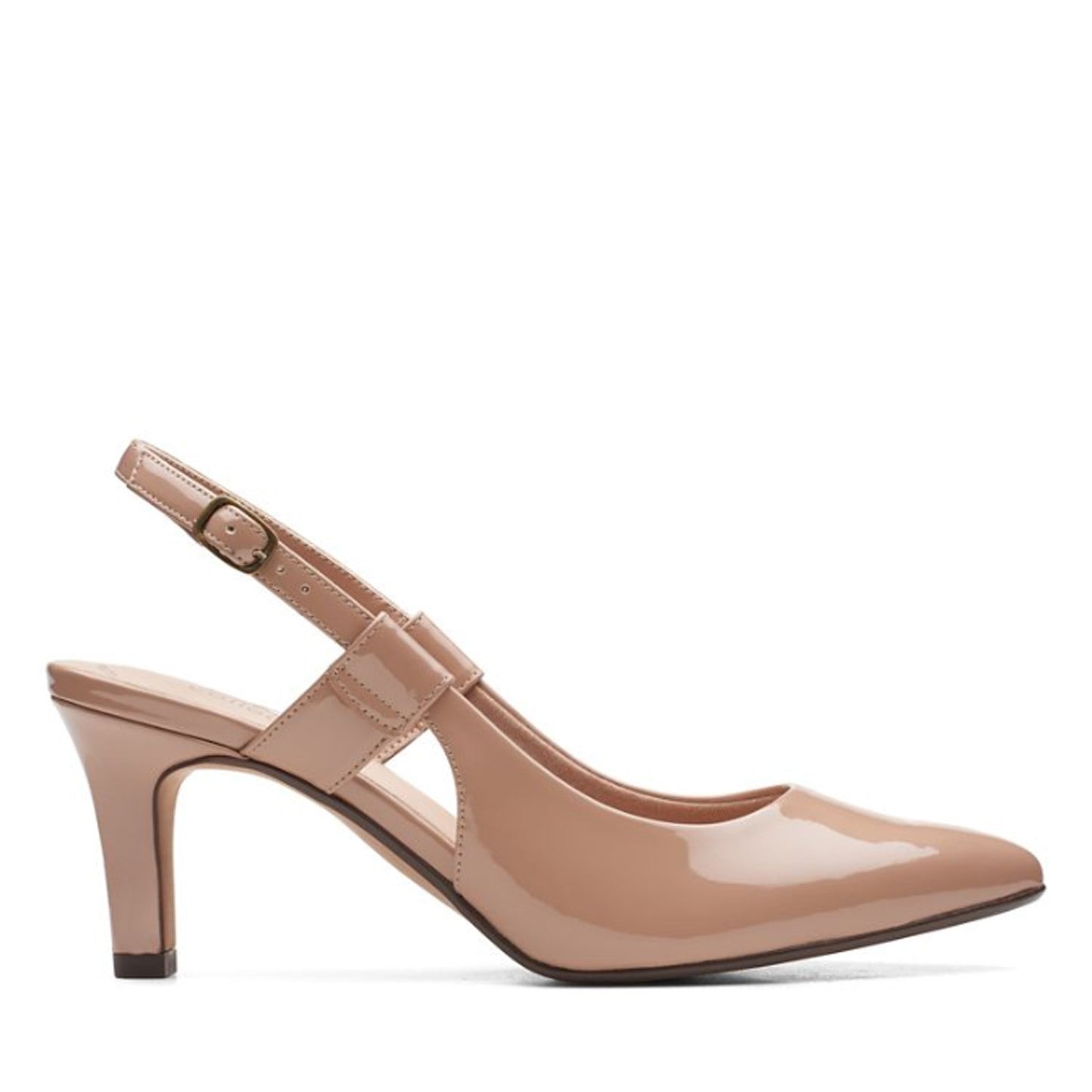 Peltz Shoes Women's Clarks Illeana Sky Pump PRALINE 26168714