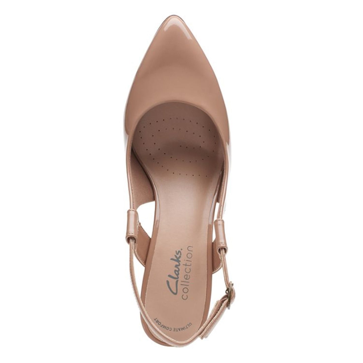 Peltz Shoes Women's Clarks Illeana Sky Pump PRALINE 26168714