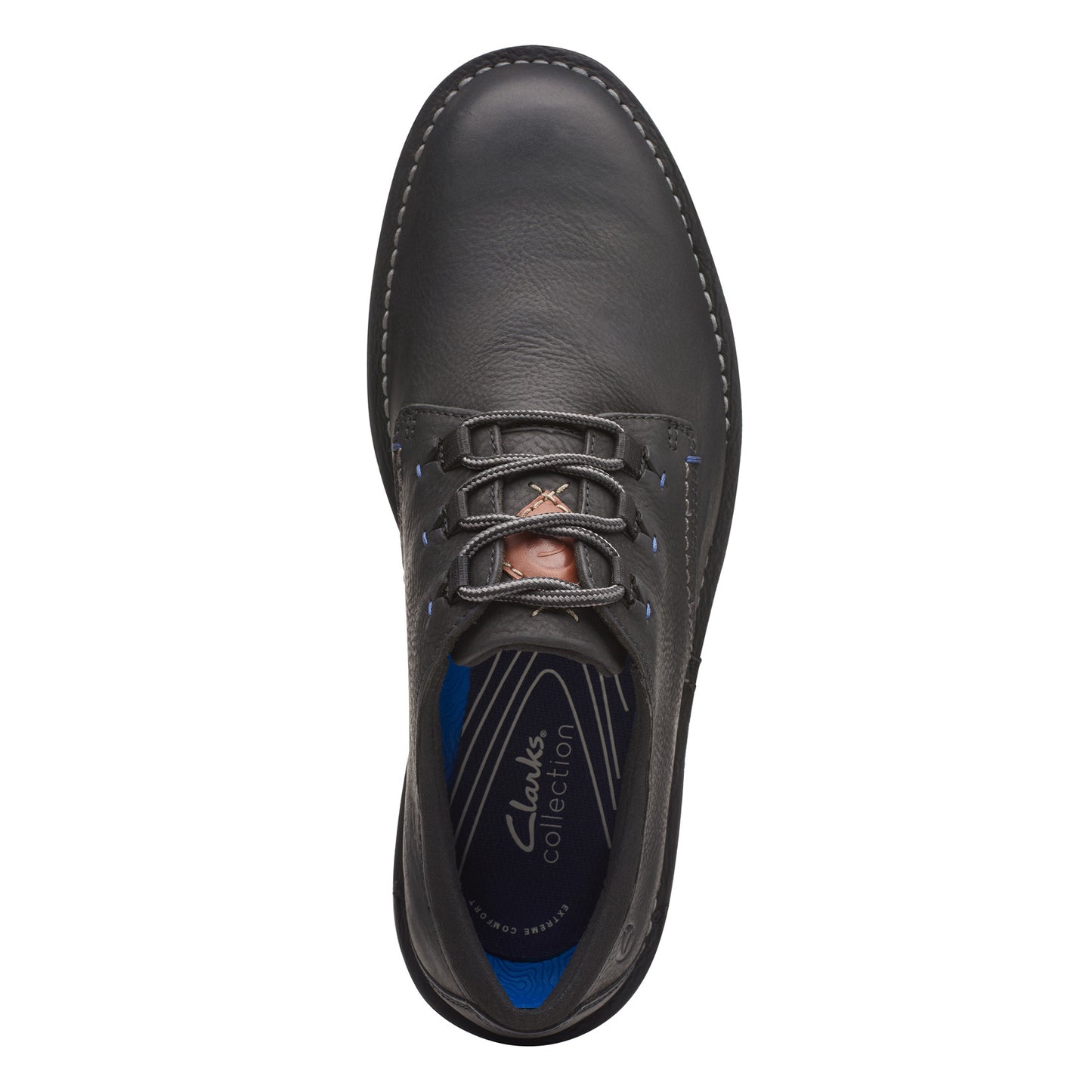 Peltz Shoes Men's Clarks Eastford Low Black 26169706