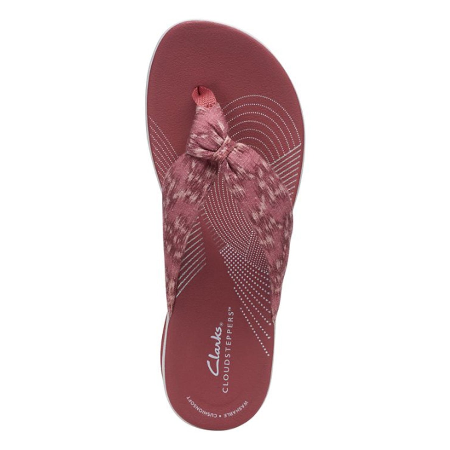 Peltz Shoes Women's Clarks Arla Glison Sandal ROSE 26169876