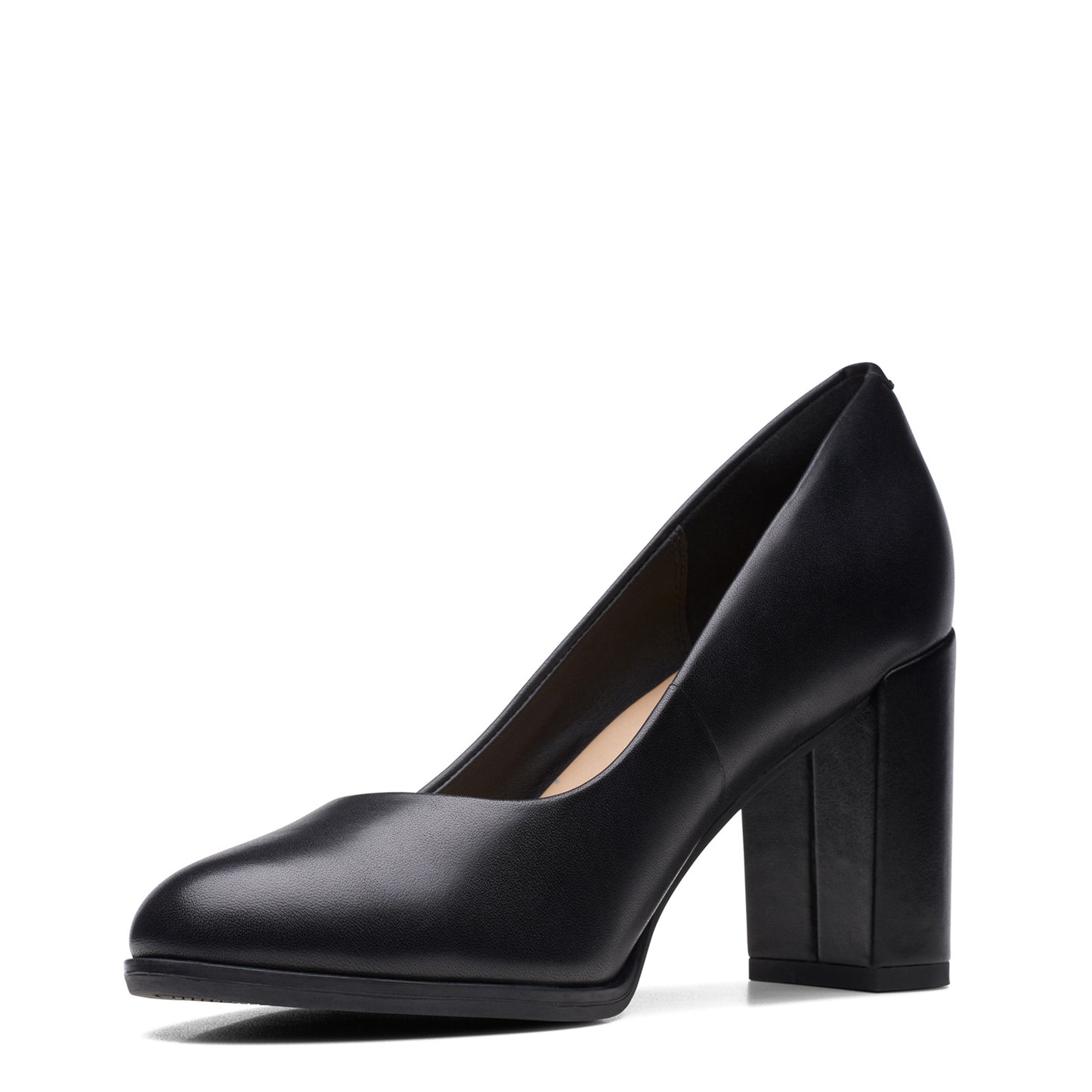 Peltz Shoes Women's Clarks Freva 85 Court Pump black 26170968