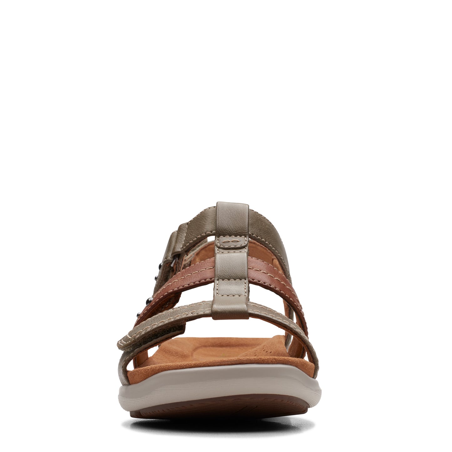 Peltz Shoes Women's Clarks Kitly Step Sandal olive 26170992