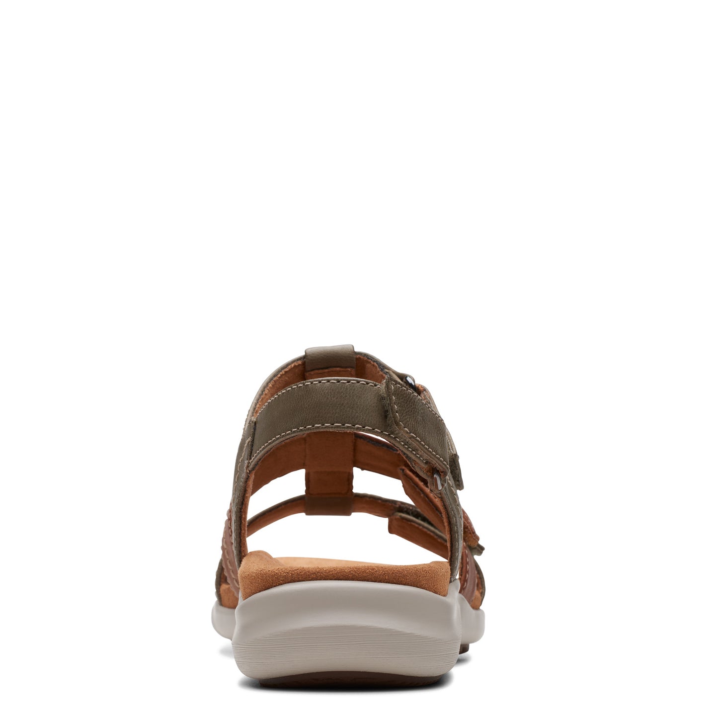 Peltz Shoes Women's Clarks Kitly Step Sandal olive 26170992