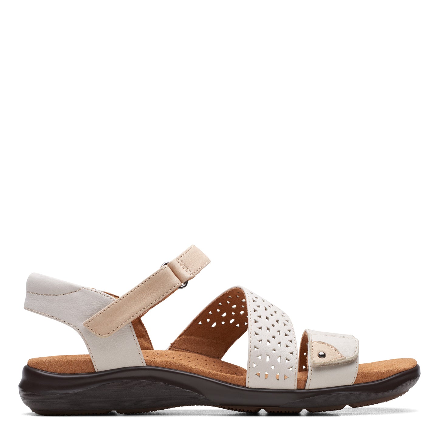 Peltz Shoes Womens Clarks Wom Sand white 26170996