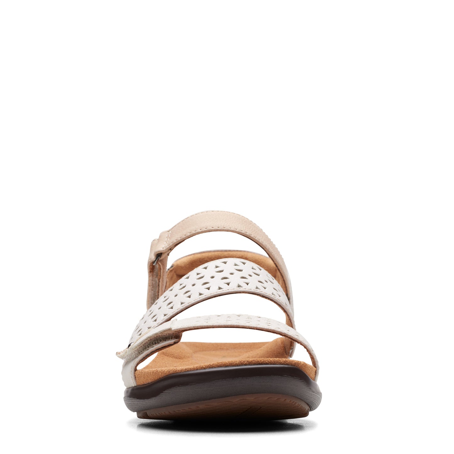 Peltz Shoes Womens Clarks Wom Sand white 26170996