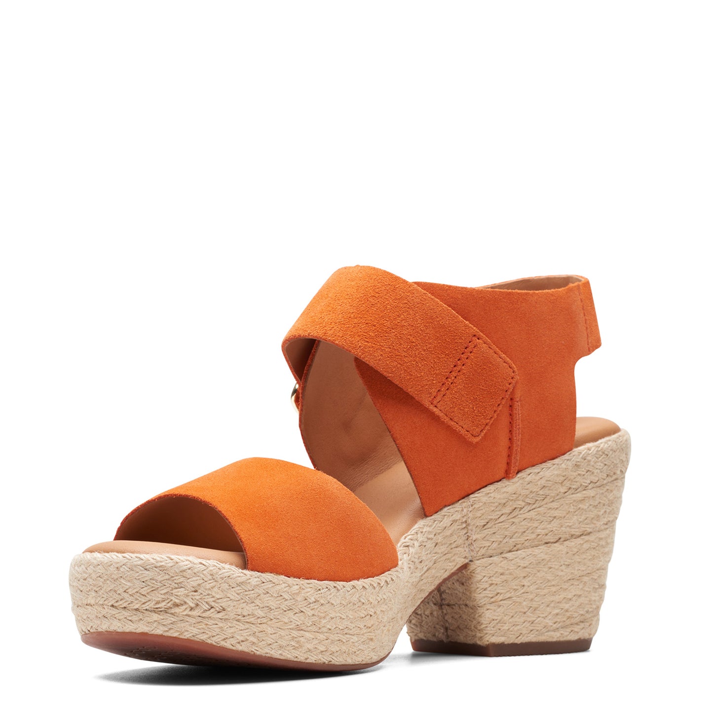 Peltz Shoes Women's Clarks Kimmei Hi Strap Sandal orange 26171010