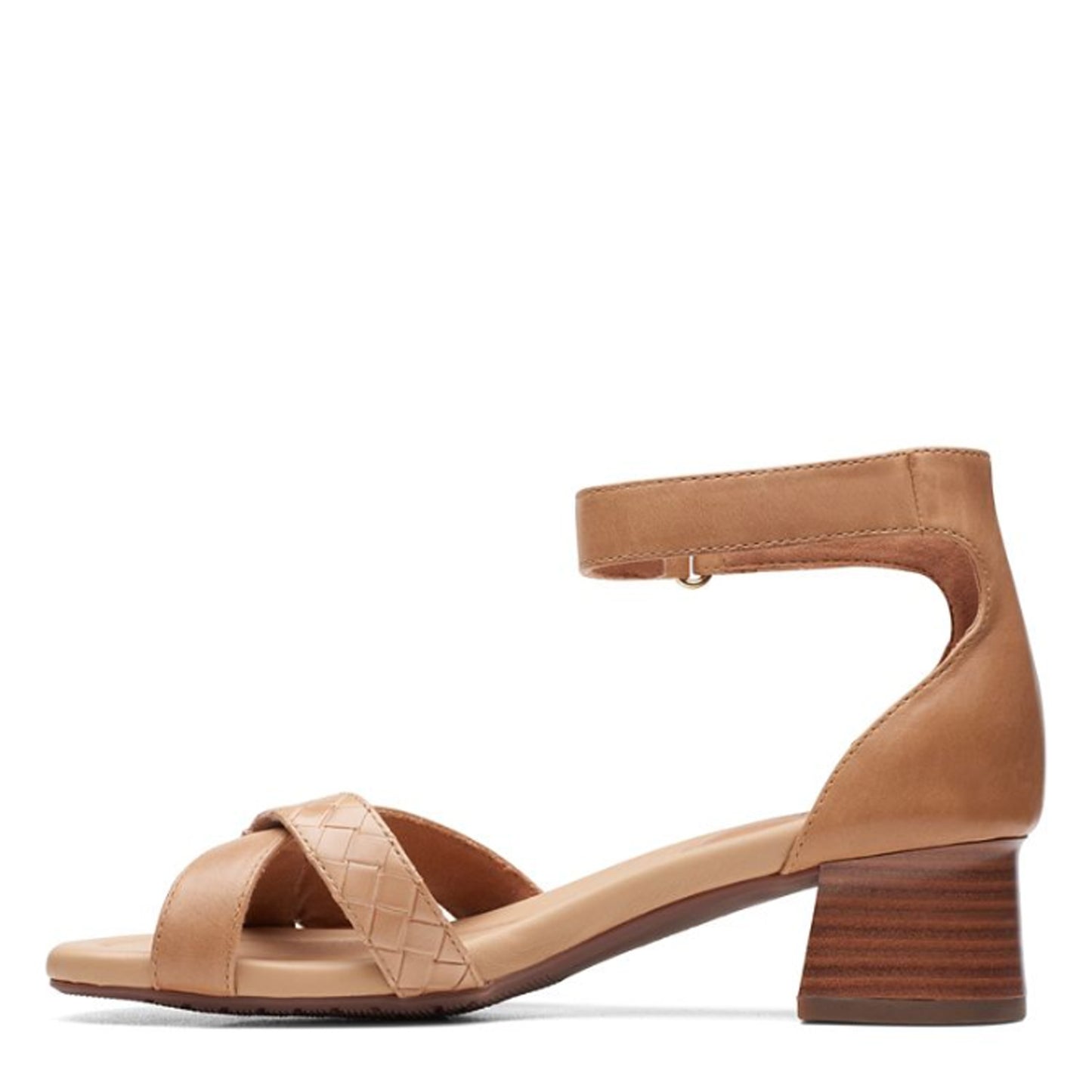 Peltz Shoes Women's Clarks Desirae Lily Sandal TAN 26171173