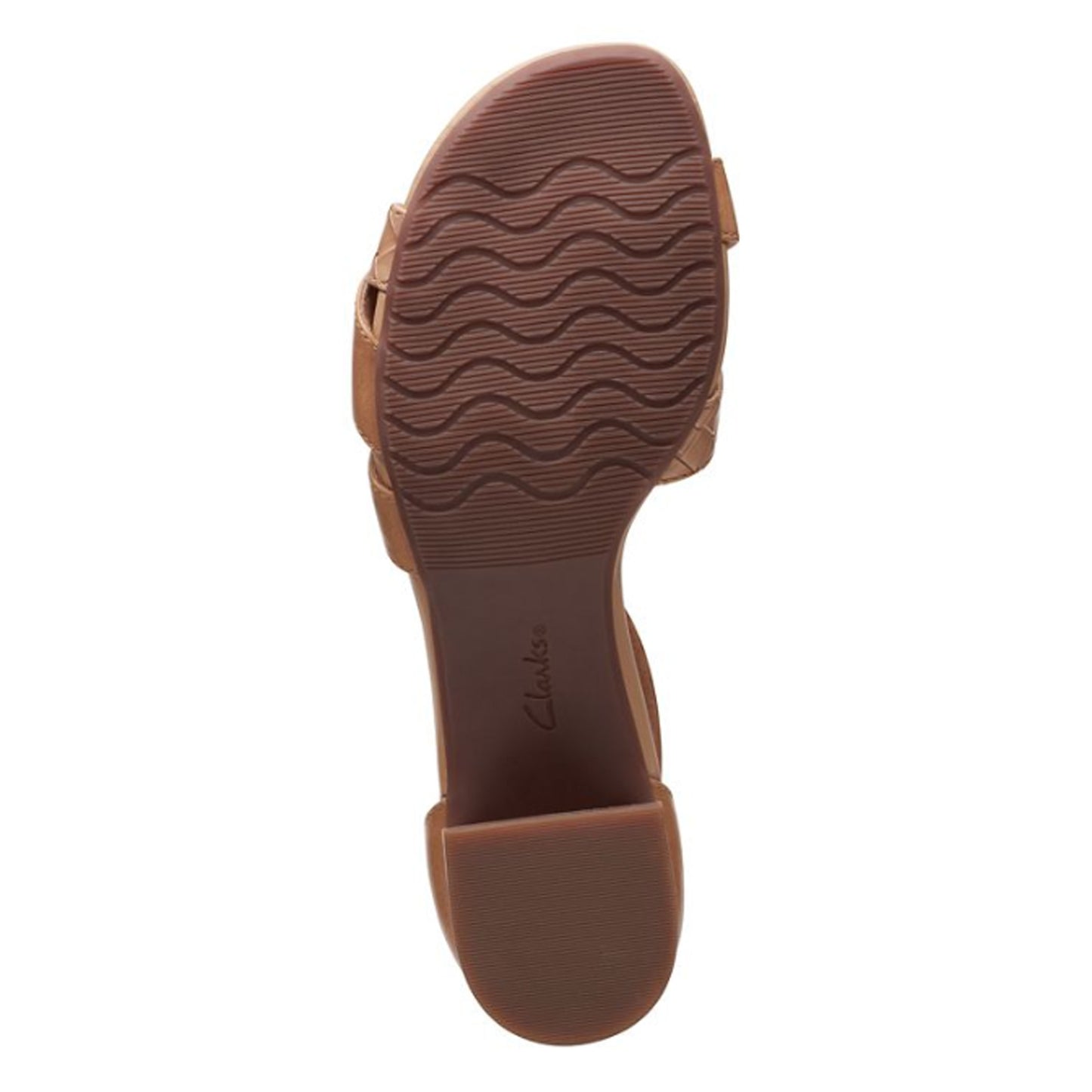 Peltz Shoes Women's Clarks Desirae Lily Sandal TAN 26171173