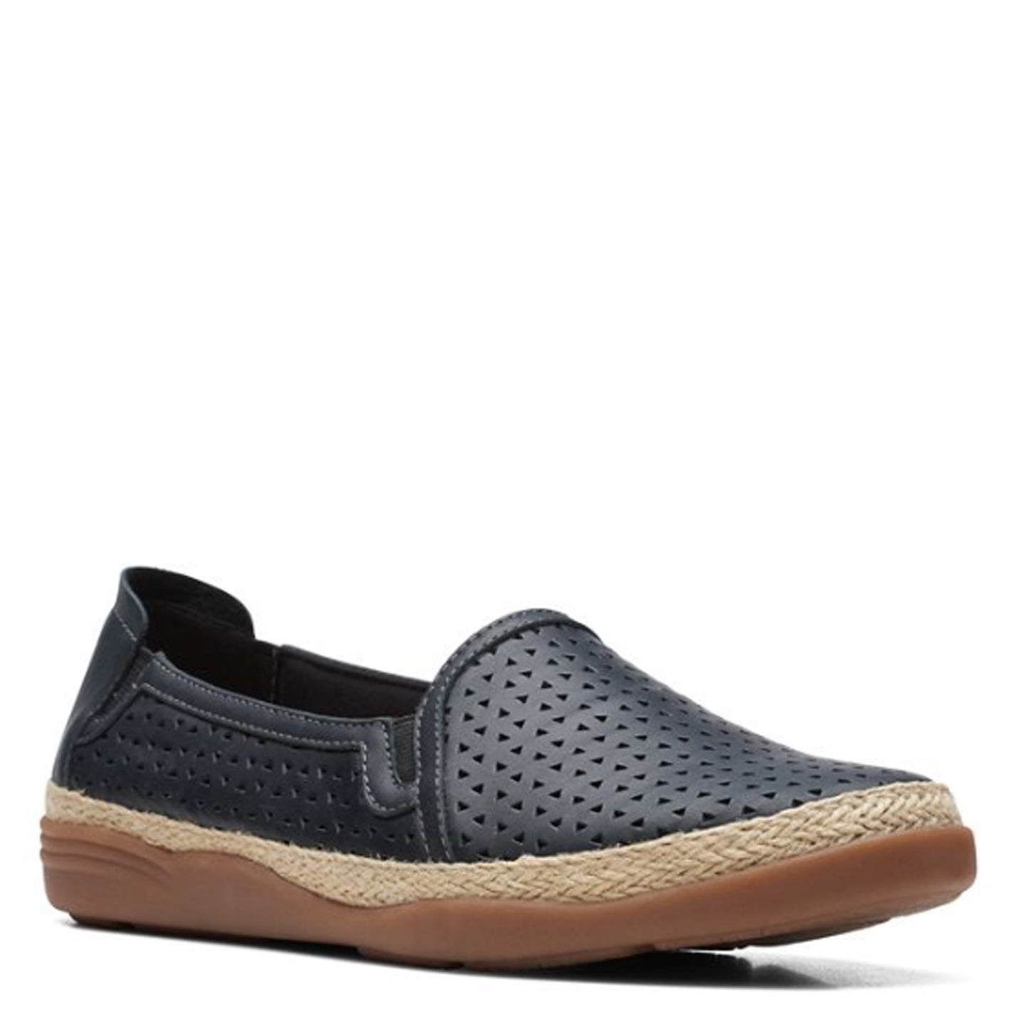 Peltz Shoes Women's Clarks Elaina Ruby Slip-On BLACK 26171195