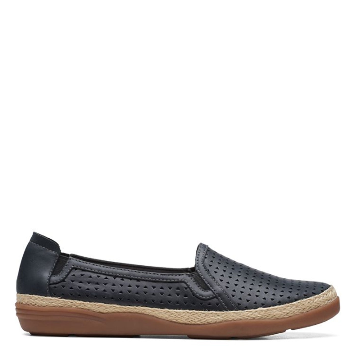 Peltz Shoes Women's Clarks Elaina Ruby Slip-On BLACK 26171195