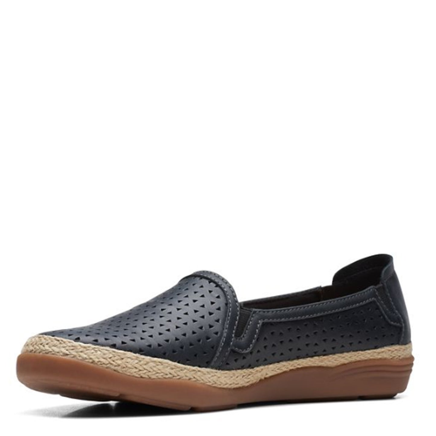 Peltz Shoes Women's Clarks Elaina Ruby Slip-On BLACK 26171195