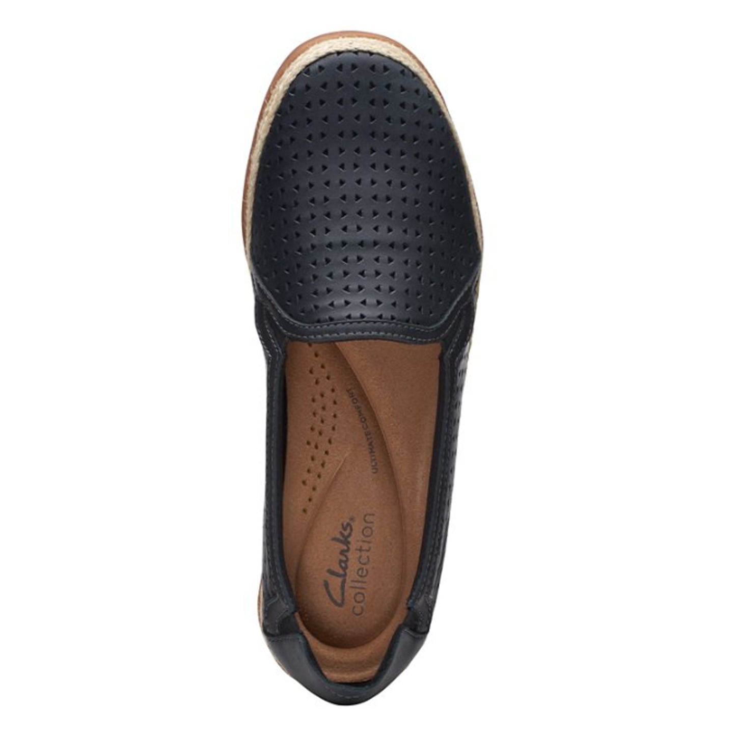 Peltz Shoes Women's Clarks Elaina Ruby Slip-On BLACK 26171195