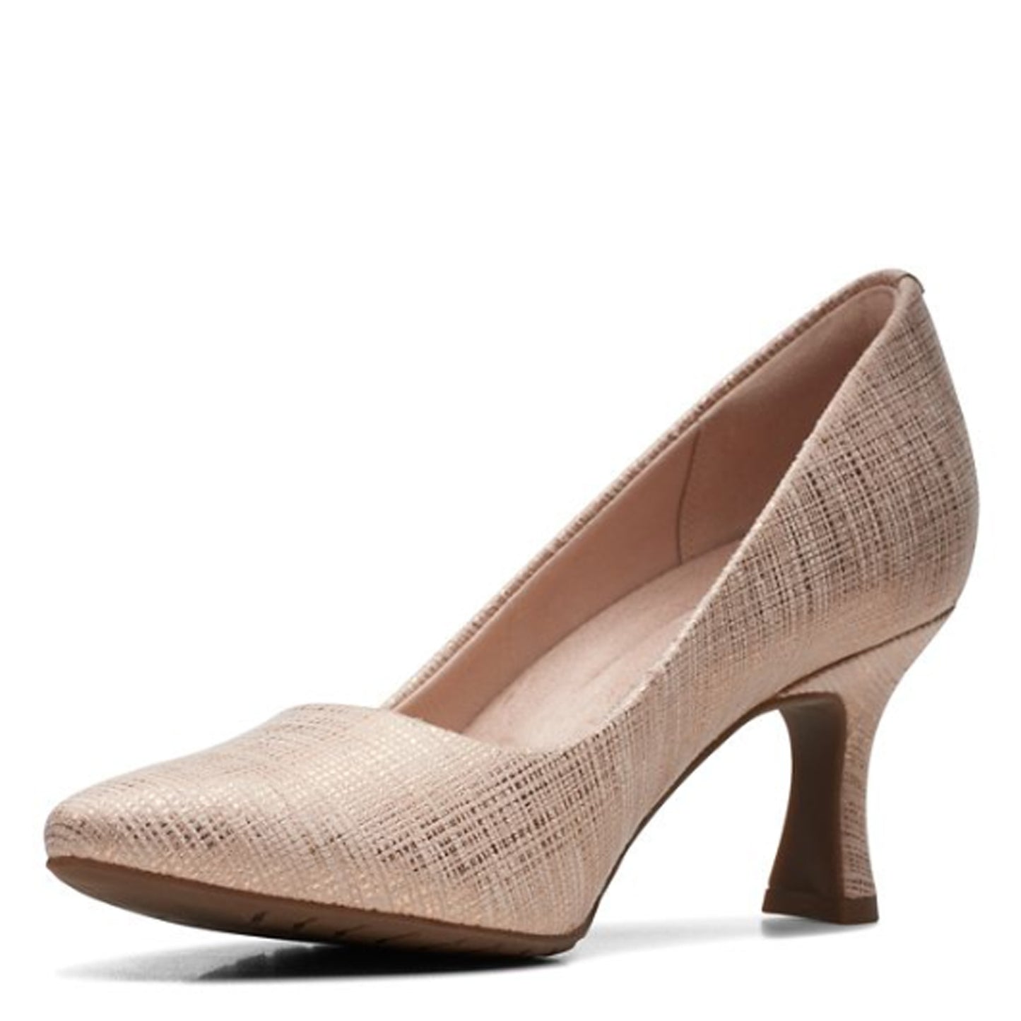 Peltz Shoes Women's Clarks Kataleyna Gem Pump SAND 26171224