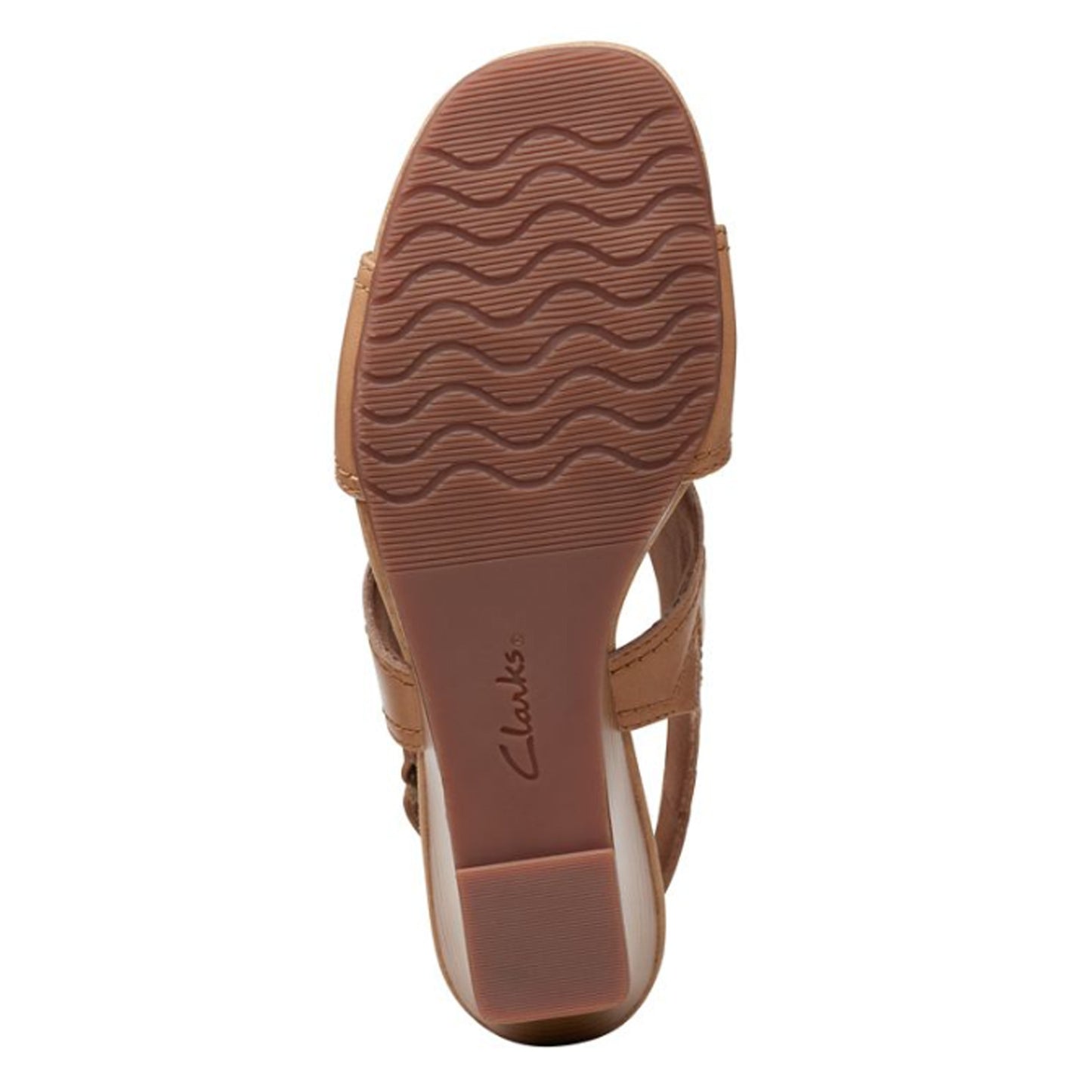 Peltz Shoes Women's Clarks Kyarra Aster Sandal TAN 26171232