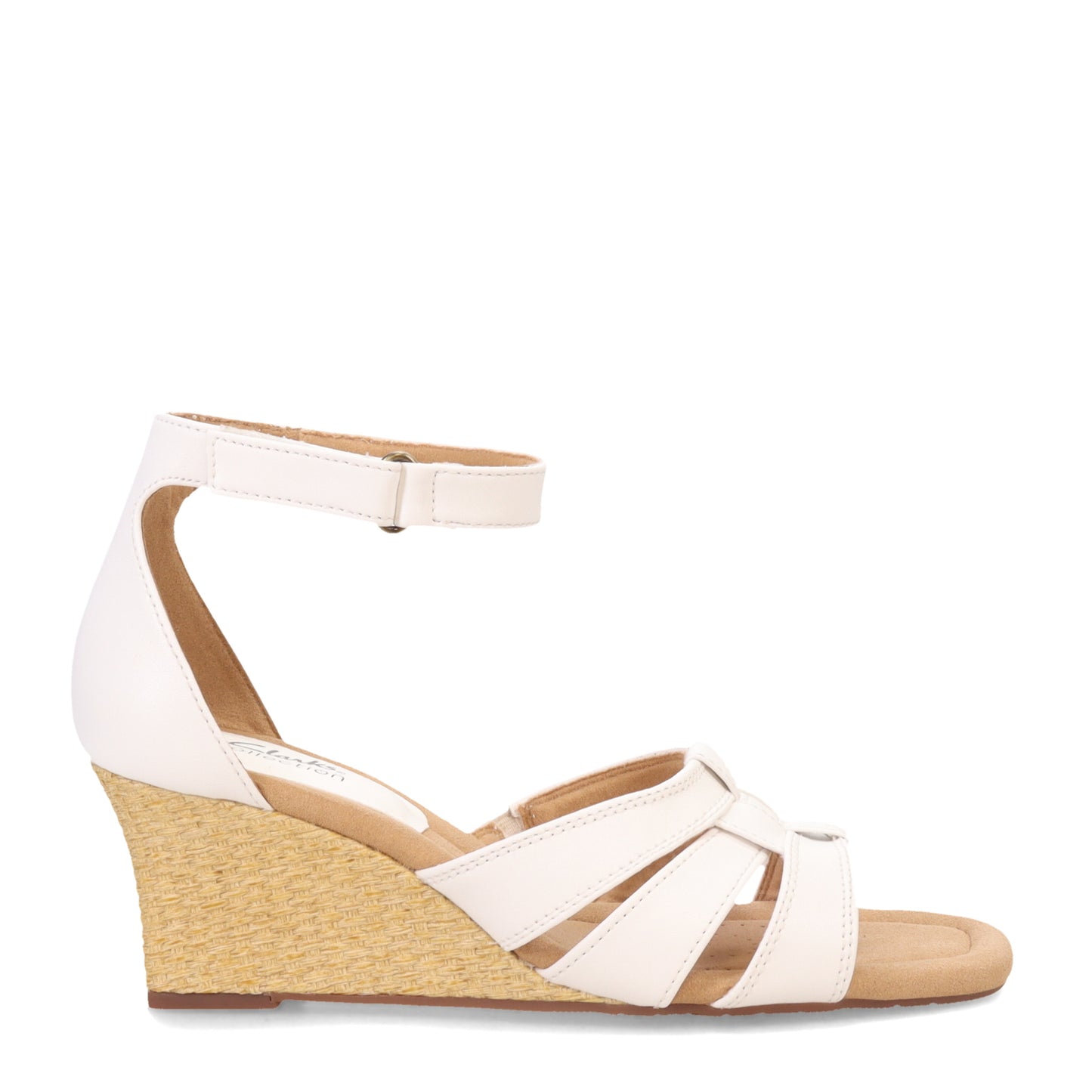 Peltz Shoes Women's Clarks Kyarra Joy Sandal White 26171244