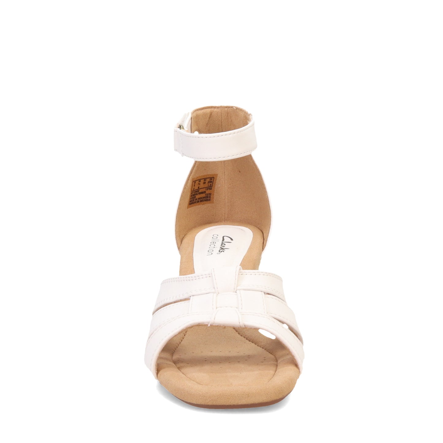 Peltz Shoes Women's Clarks Kyarra Joy Sandal White 26171244