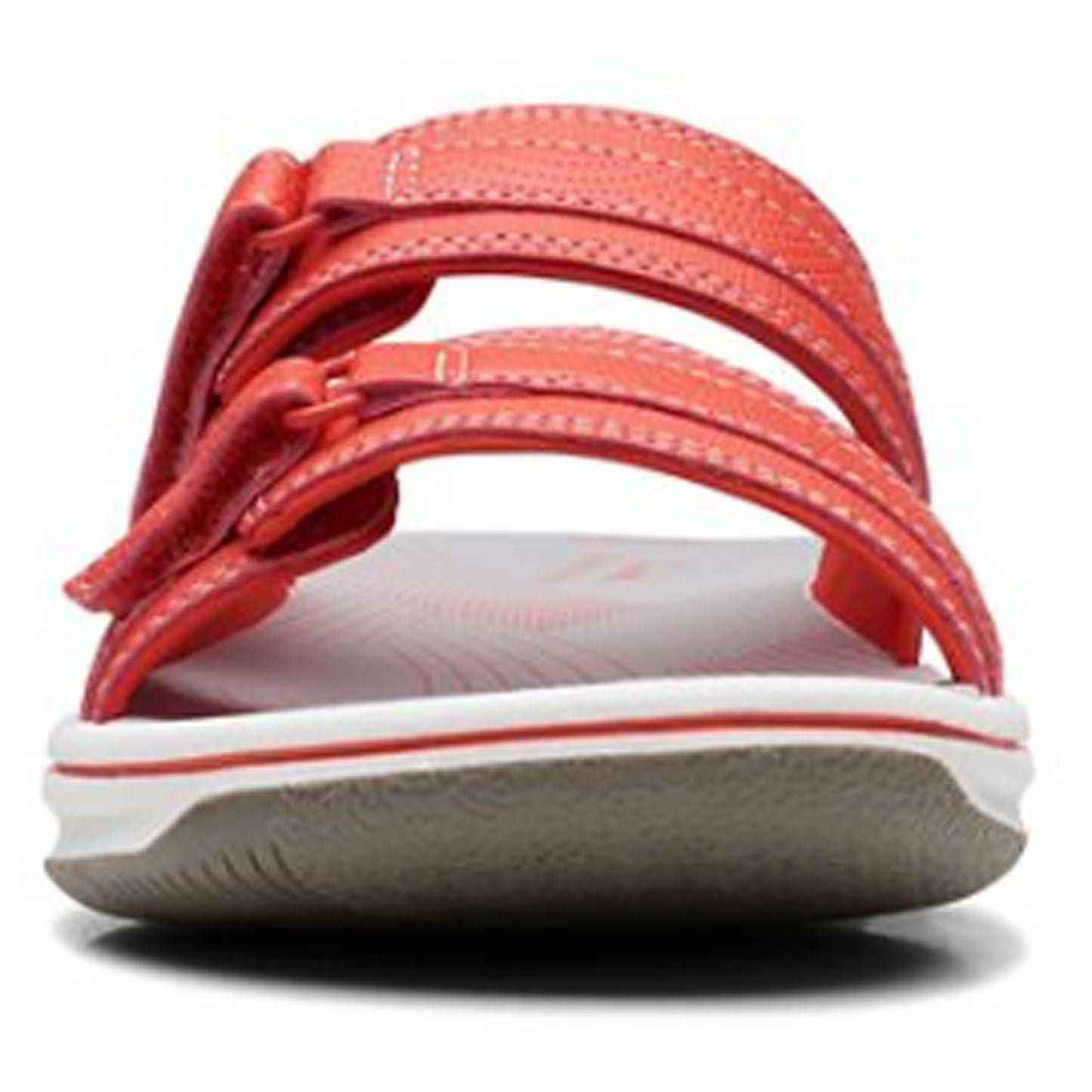Peltz Shoes Women's Clarks Breeze Piper Sandal RED 26171356