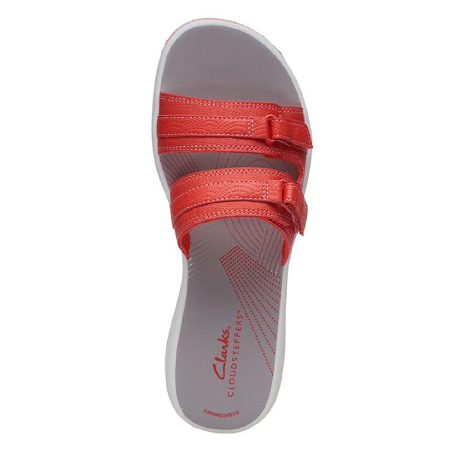 Peltz Shoes Women's Clarks Breeze Piper Sandal RED 26171356