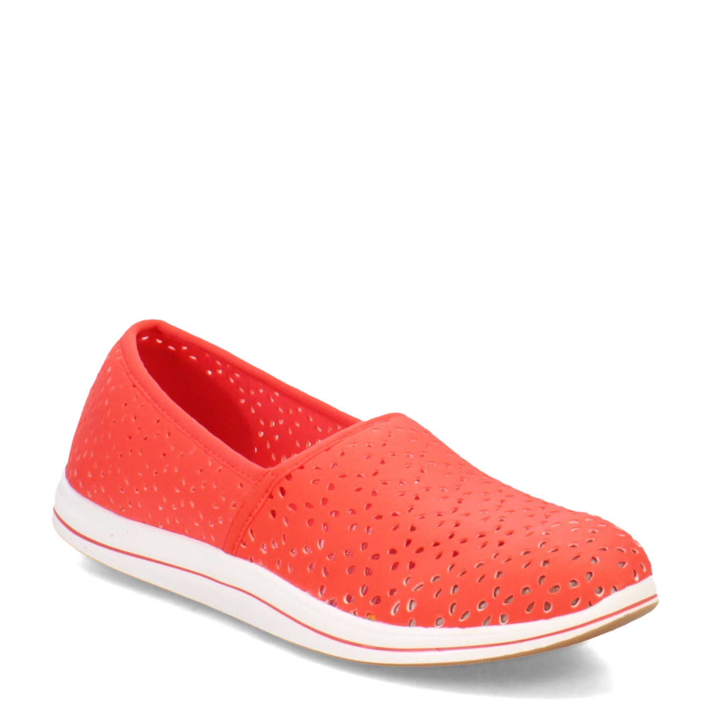 Peltz Shoes Women's Clarks Breeze Emily Slip-On Grenadine 26171365