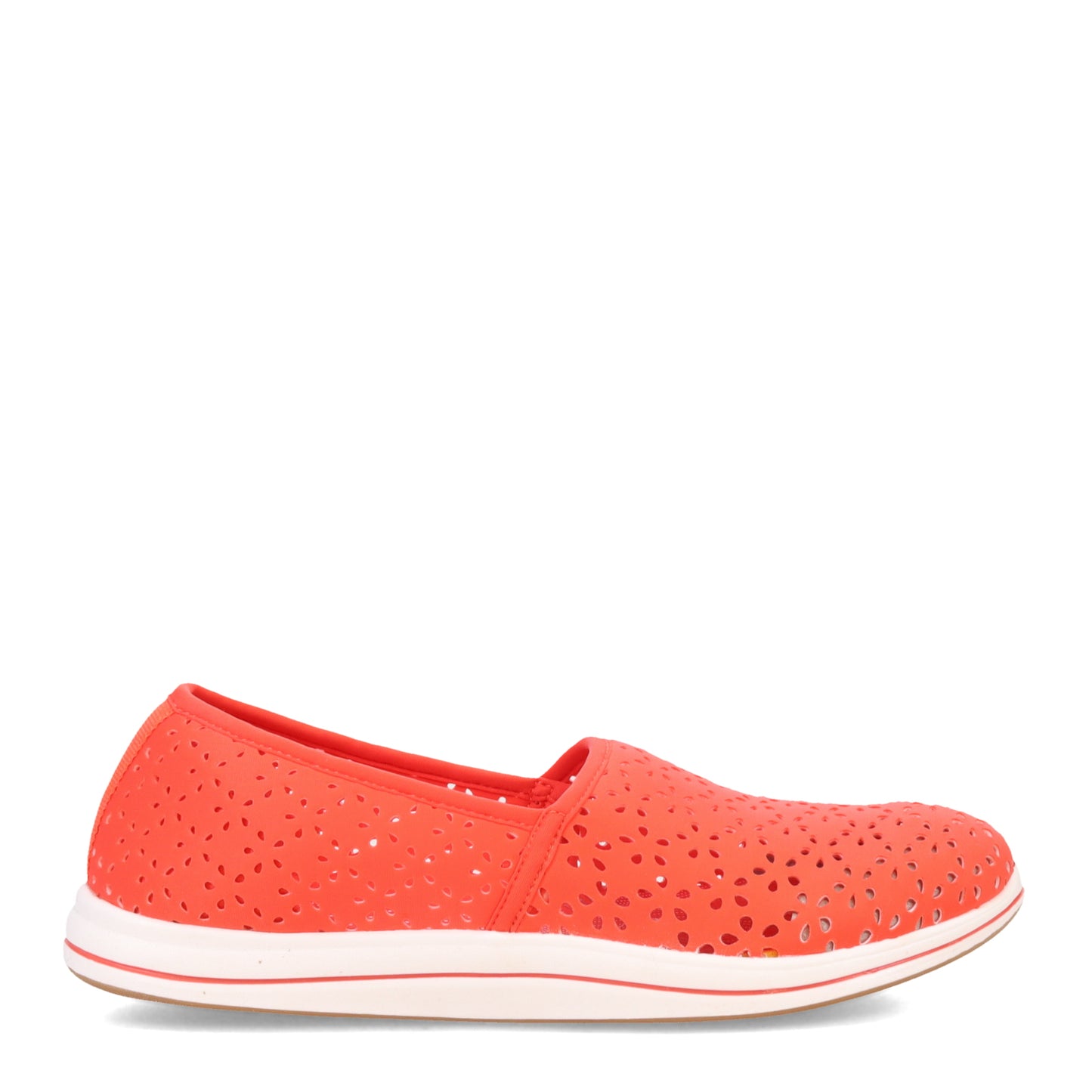 Peltz Shoes Women's Clarks Breeze Emily Slip-On Grenadine 26171365