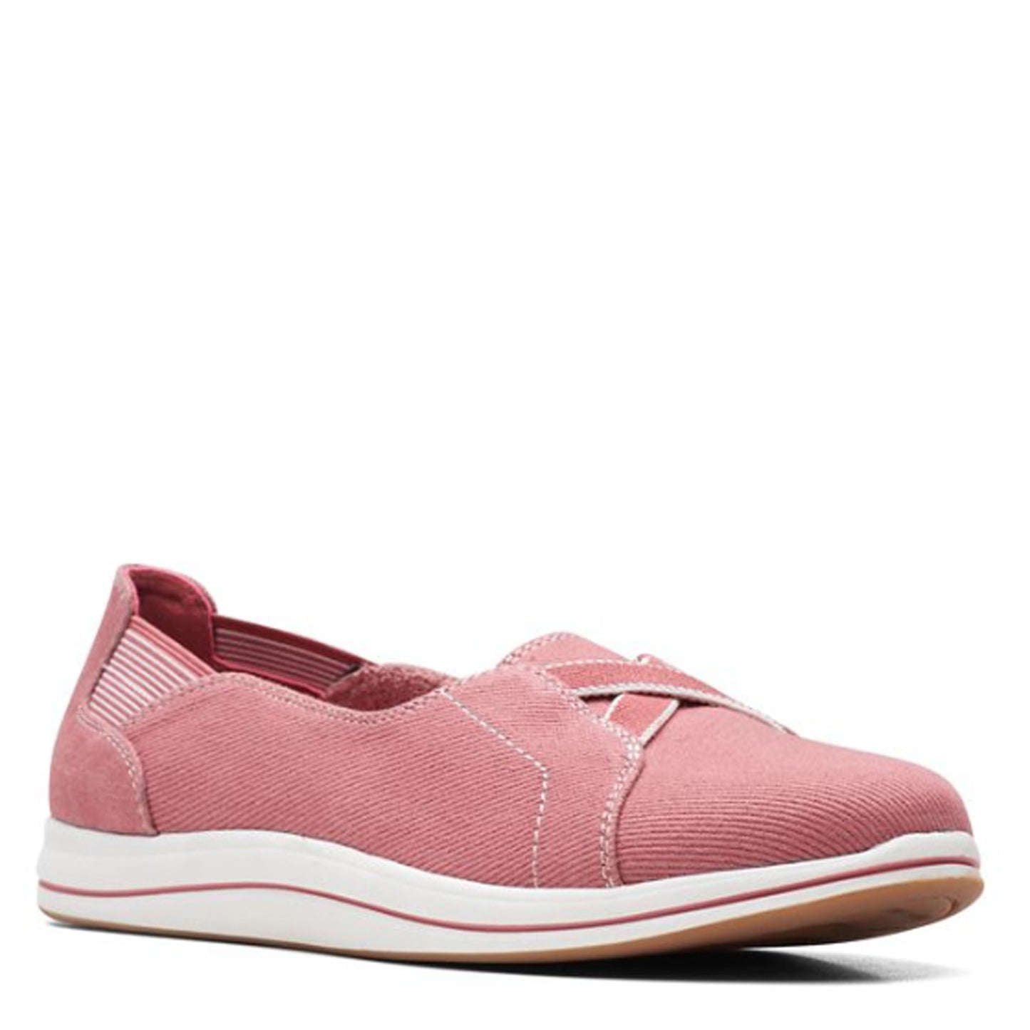 Peltz Shoes Women's Clarks Breeze Skip Slip-On DUSTY ROSE 26171378