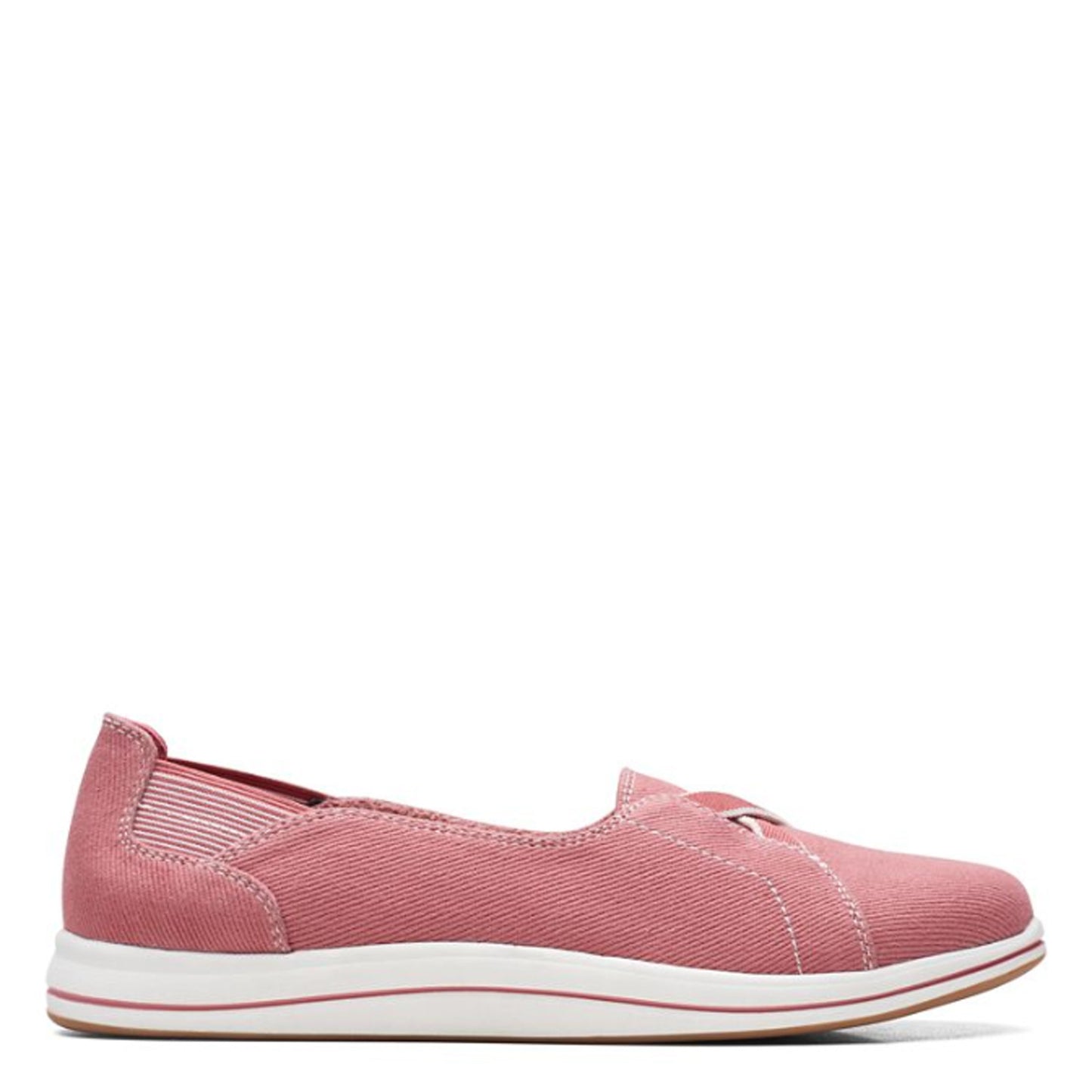 Peltz Shoes Women's Clarks Breeze Skip Slip-On DUSTY ROSE 26171378