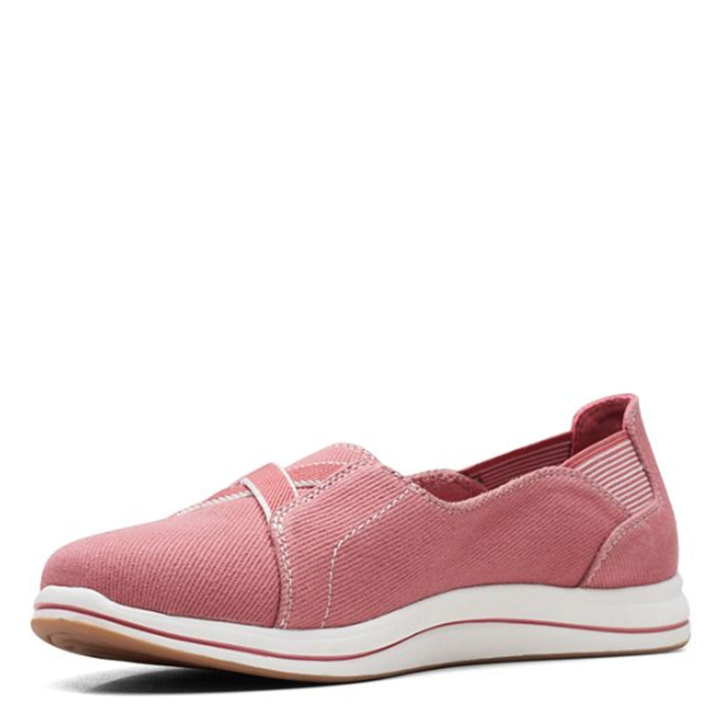 Peltz Shoes Women's Clarks Breeze Skip Slip-On DUSTY ROSE 26171378