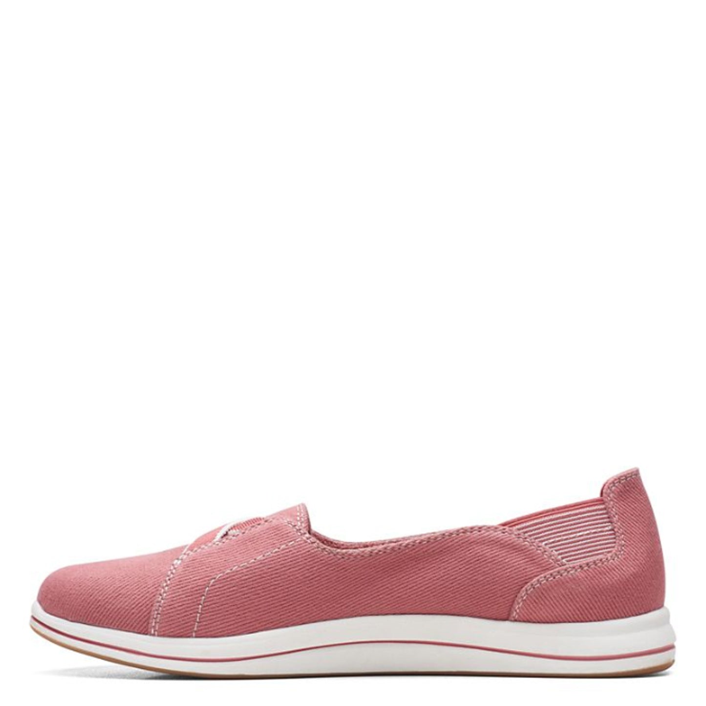 Peltz Shoes Women's Clarks Breeze Skip Slip-On DUSTY ROSE 26171378