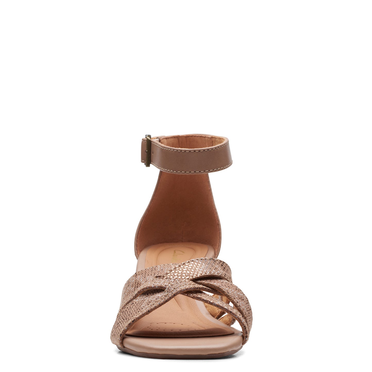 Peltz Shoes Women's Clarks Cielo Charm Sandal Praline 26171525
