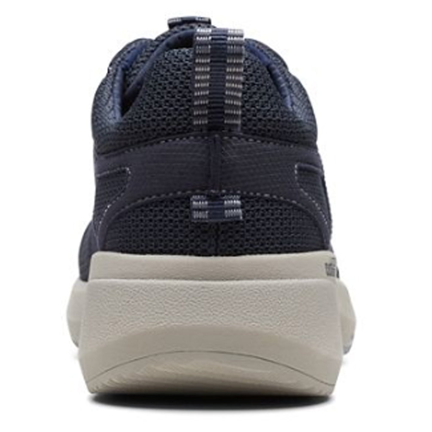 Peltz Shoes Men's Clarks Lehman Tie Sneaker Navy 26171565