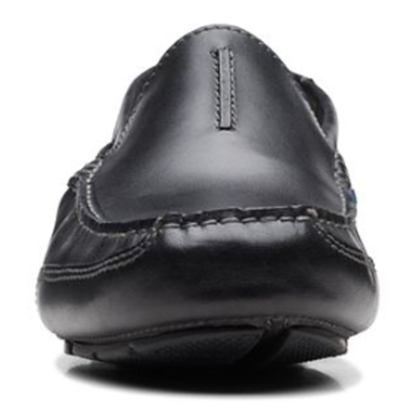 Peltz Shoes Men's Clarks Markman Seam Loafer Black 26171567