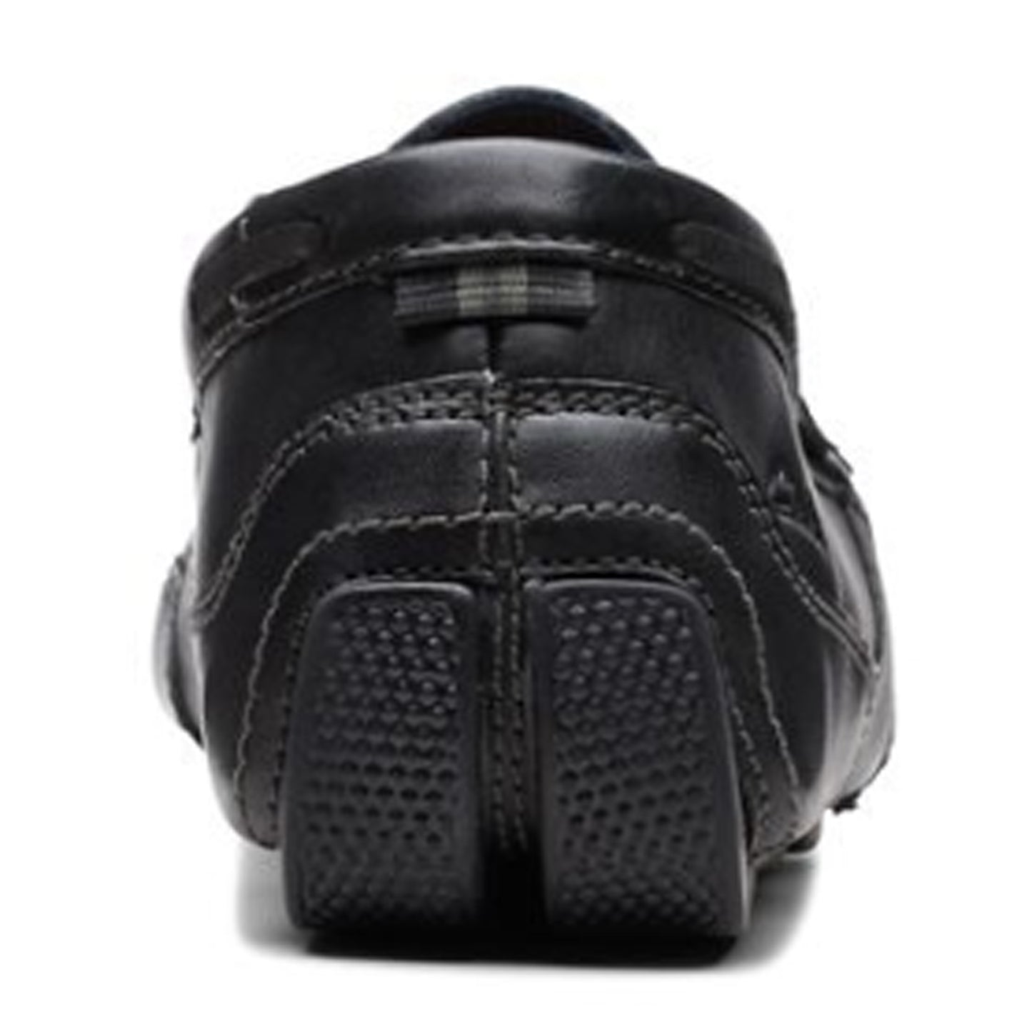 Peltz Shoes Men's Clarks Markman Seam Loafer Black 26171567