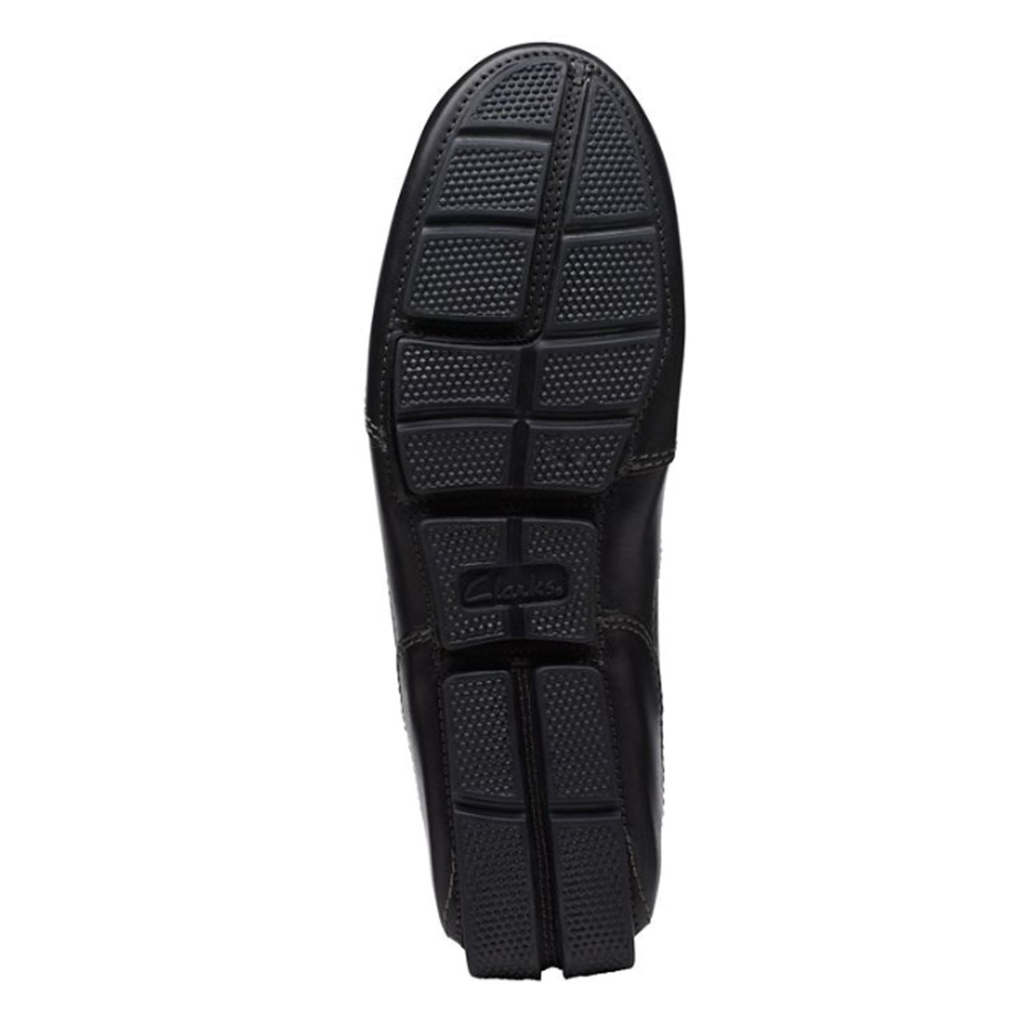 Peltz Shoes Men's Clarks Markman Seam Loafer Black 26171567