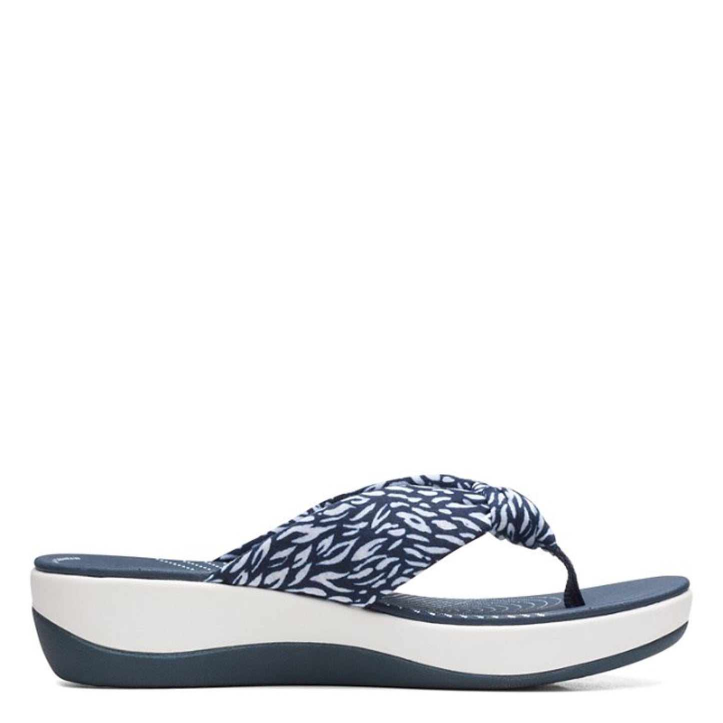 Peltz Shoes Women's Clarks Arla Glison Sandal NAVY 26171750