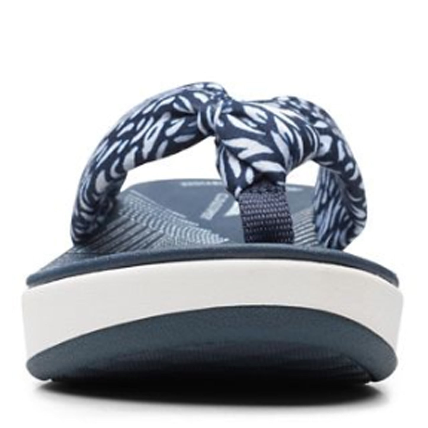 Peltz Shoes Women's Clarks Arla Glison Sandal NAVY 26171750