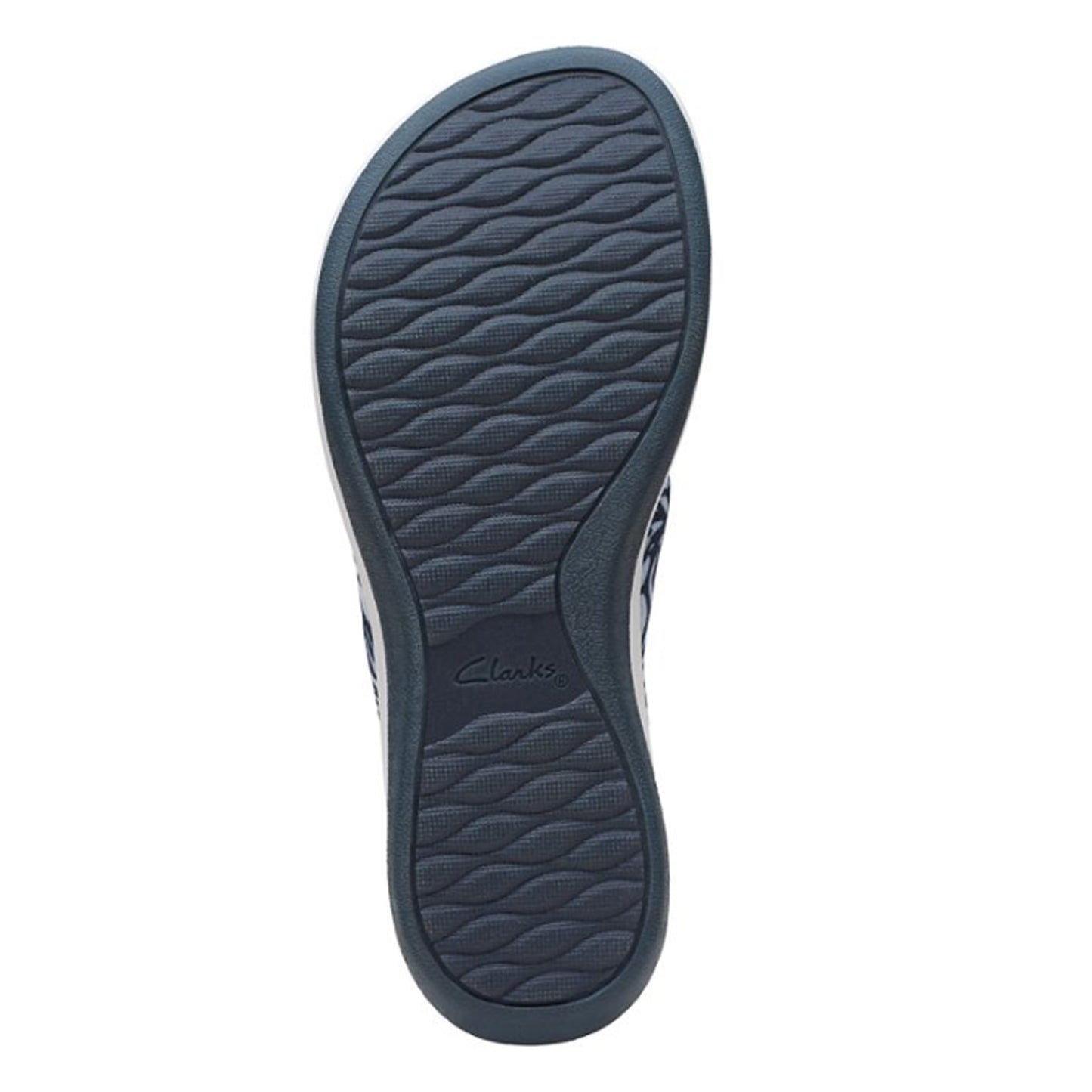 Peltz Shoes Women's Clarks Arla Glison Sandal NAVY 26171750