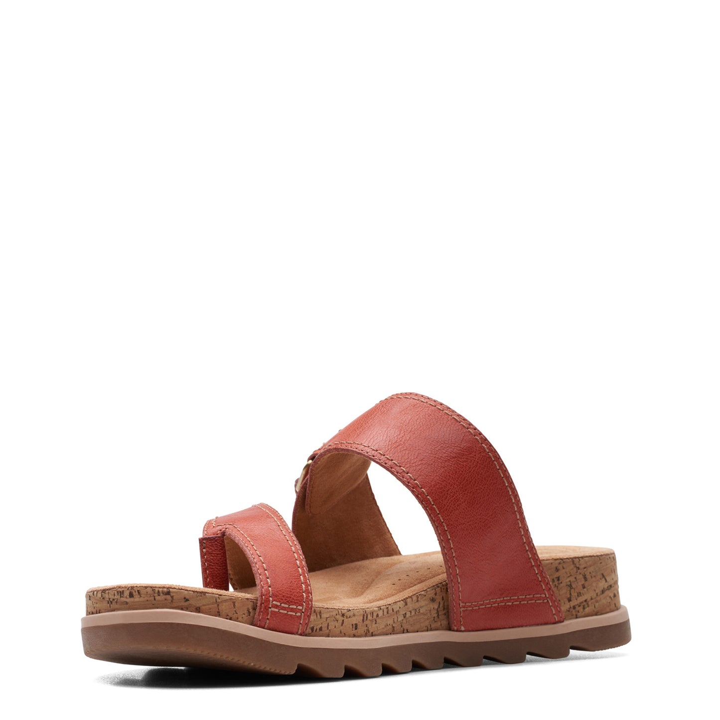 Peltz Shoes Women's Clarks Yacht Beach Sandal red 26171769