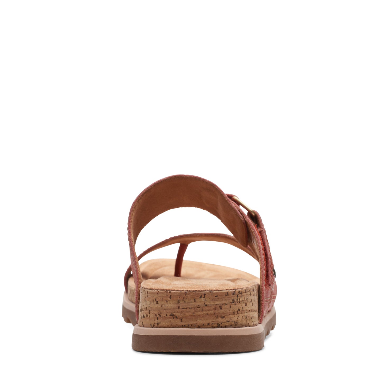 Peltz Shoes Women's Clarks Yacht Beach Sandal red 26171769