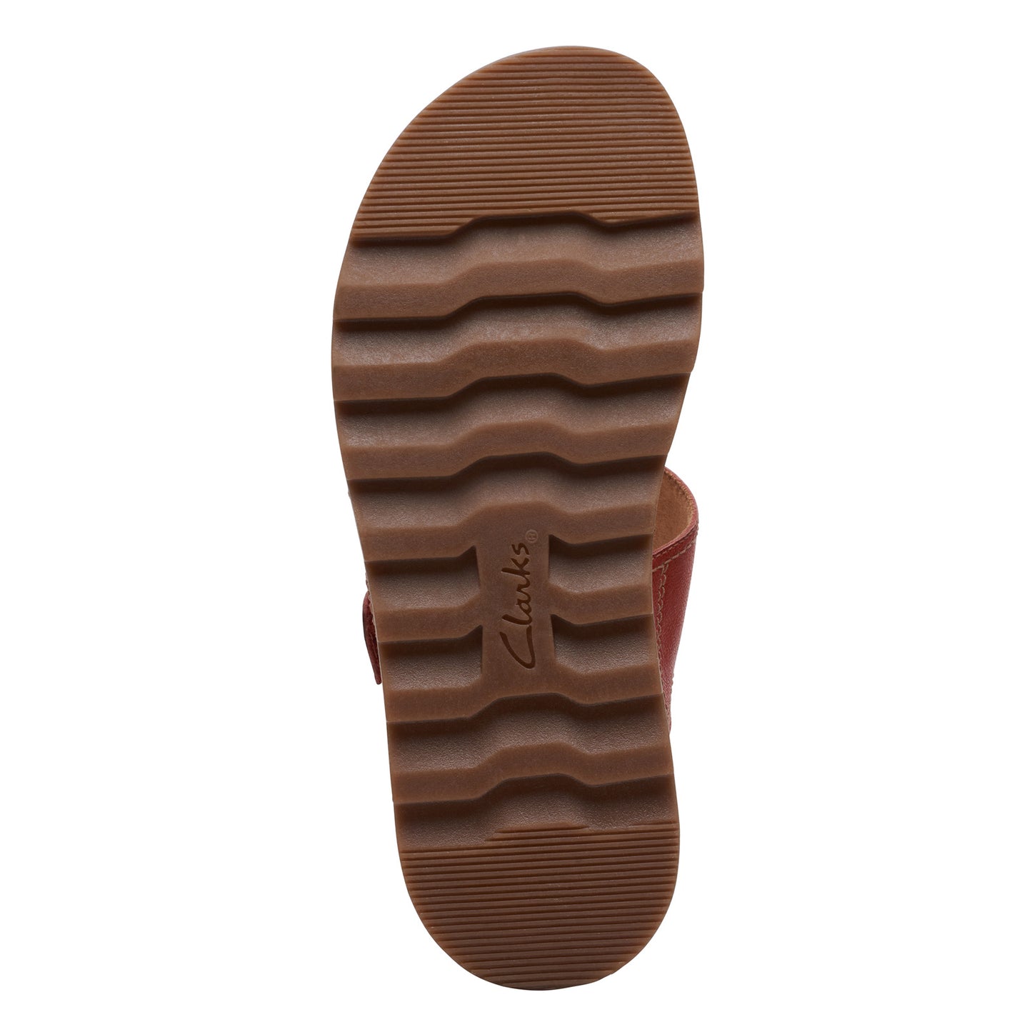 Peltz Shoes Women's Clarks Yacht Beach Sandal red 26171769