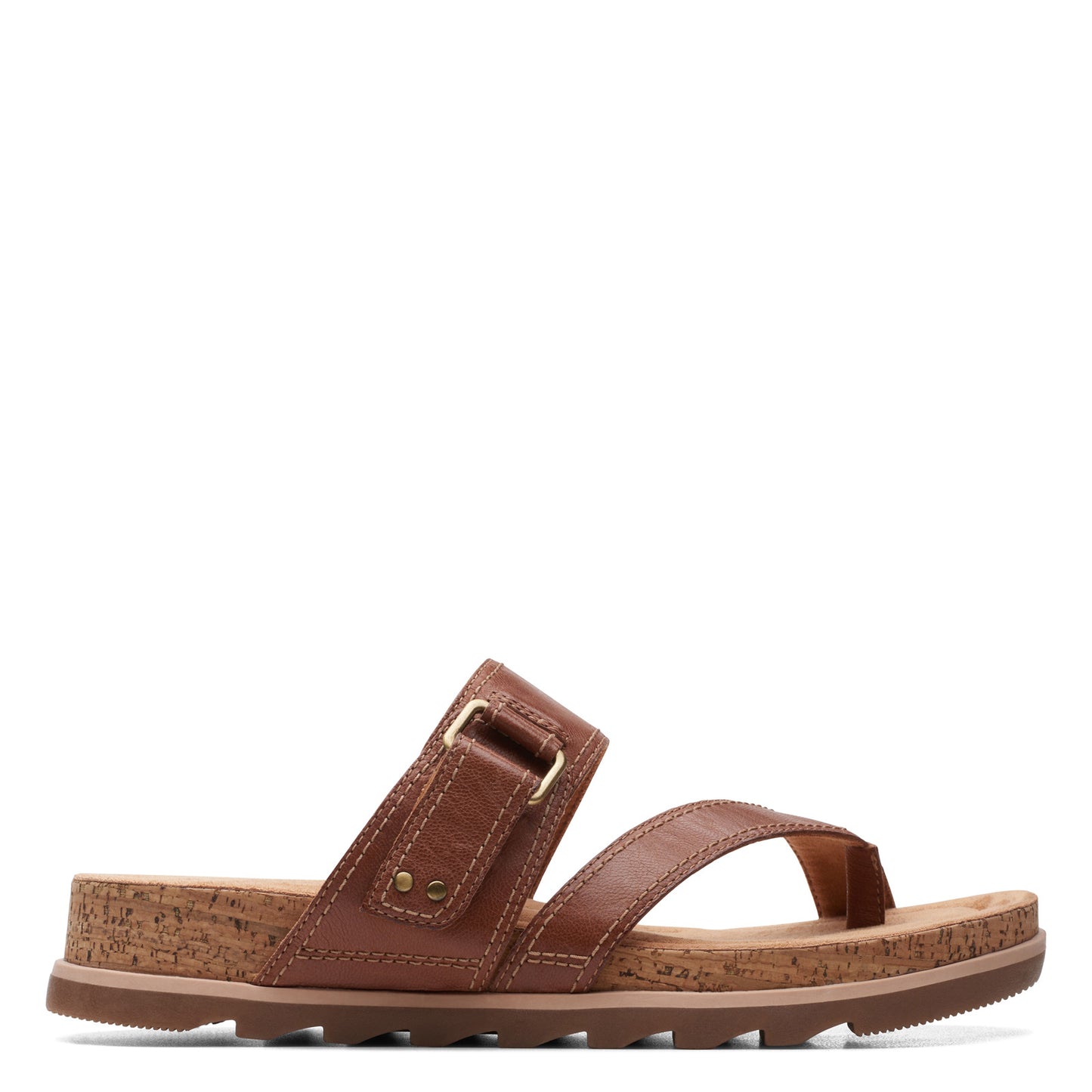 Peltz Shoes Women's Clarks Yacht Beach Sandal tan 26171771
