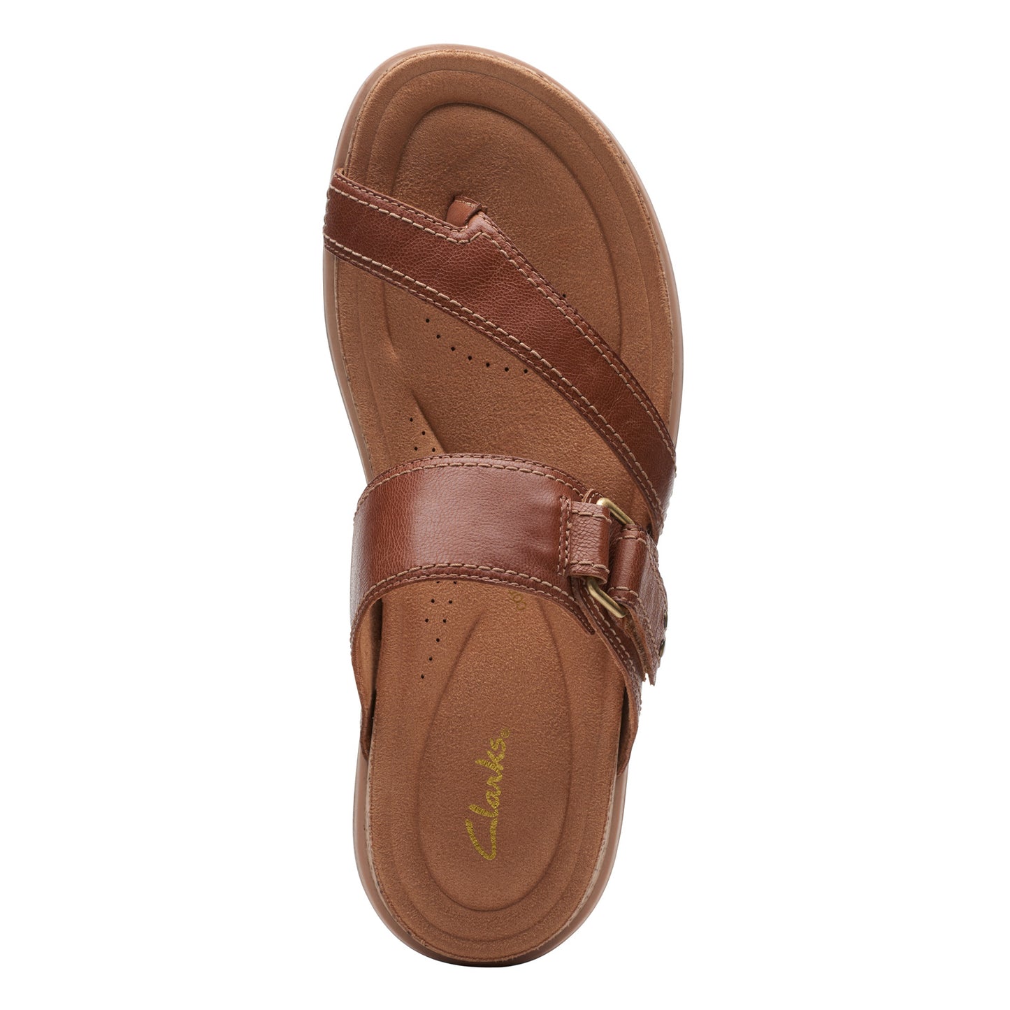 Peltz Shoes Women's Clarks Yacht Beach Sandal tan 26171771