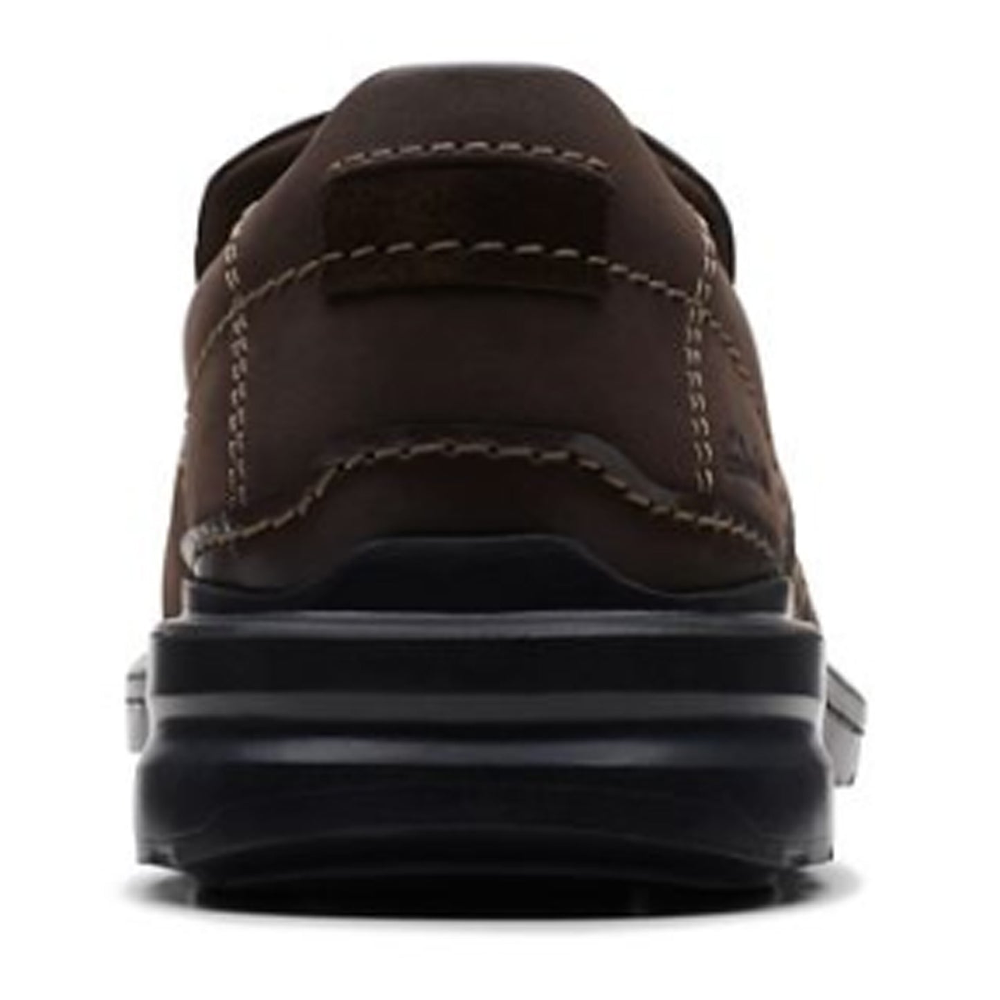Peltz Shoes Men's Clarks Gessler Step Slip-On Dark Brown 26171775