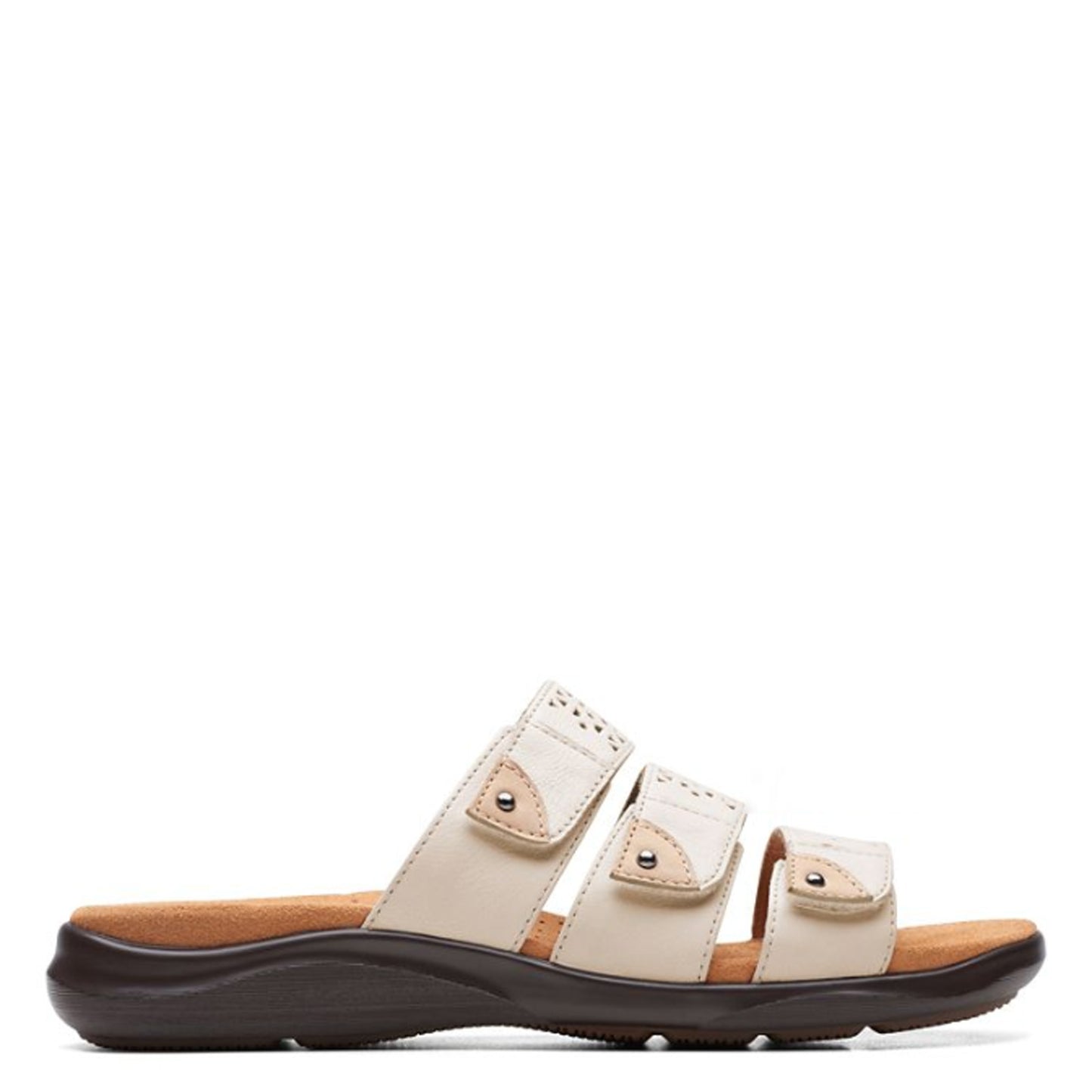 Peltz Shoes Women's Clarks Kilty Walk Sandal WHITE 26172148