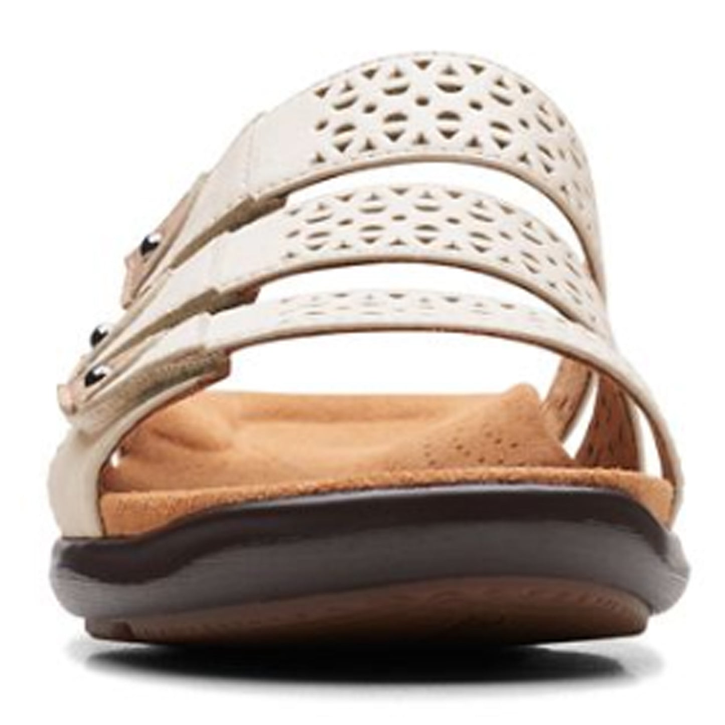 Peltz Shoes Women's Clarks Kilty Walk Sandal WHITE 26172148