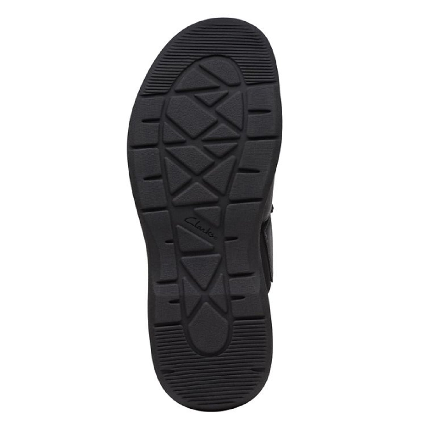 Peltz Shoes Men's Clarks Walkford Easy Sandal Black 26172310