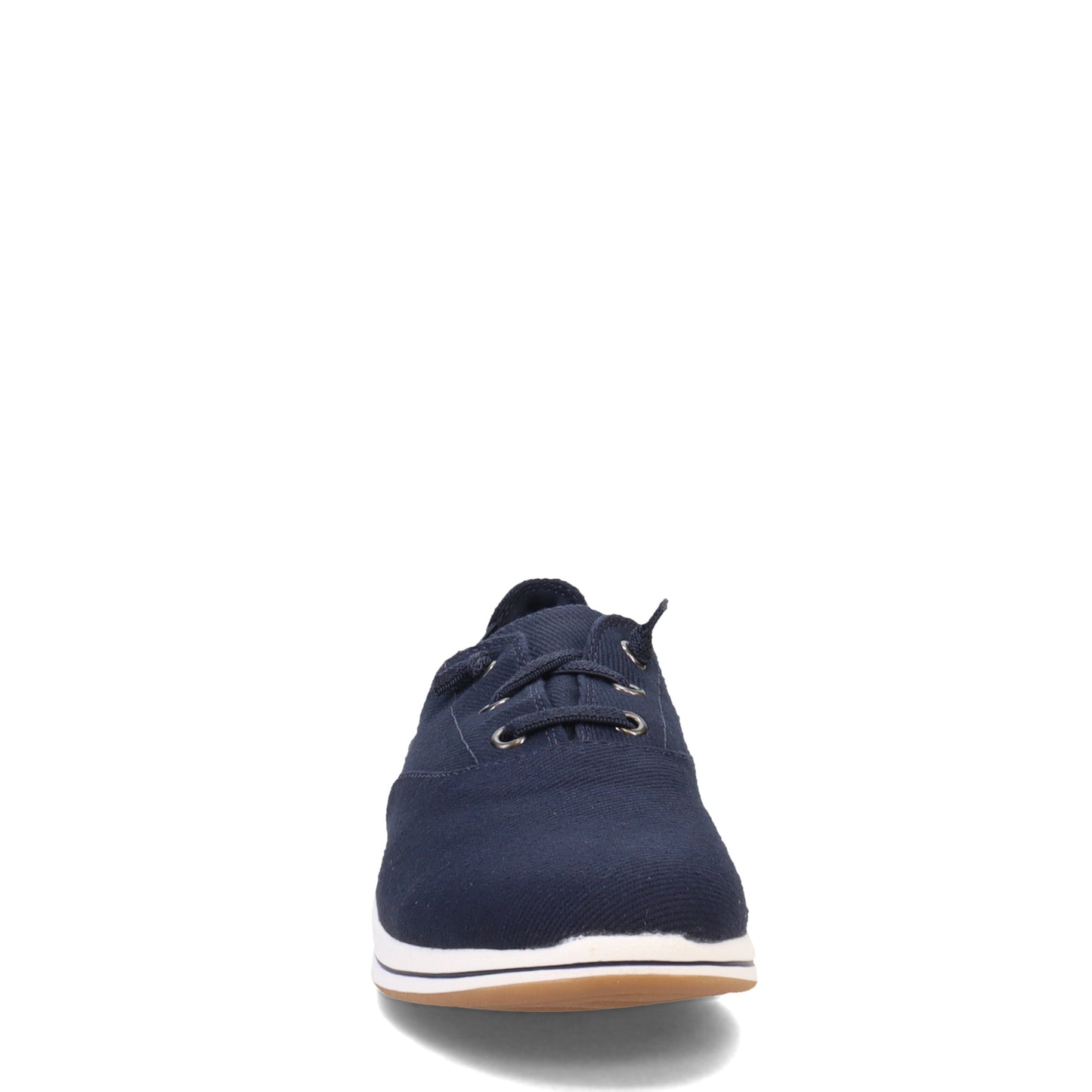Peltz Shoes Women's Clarks Breeze Ave II Sneaker NAVY 26172769
