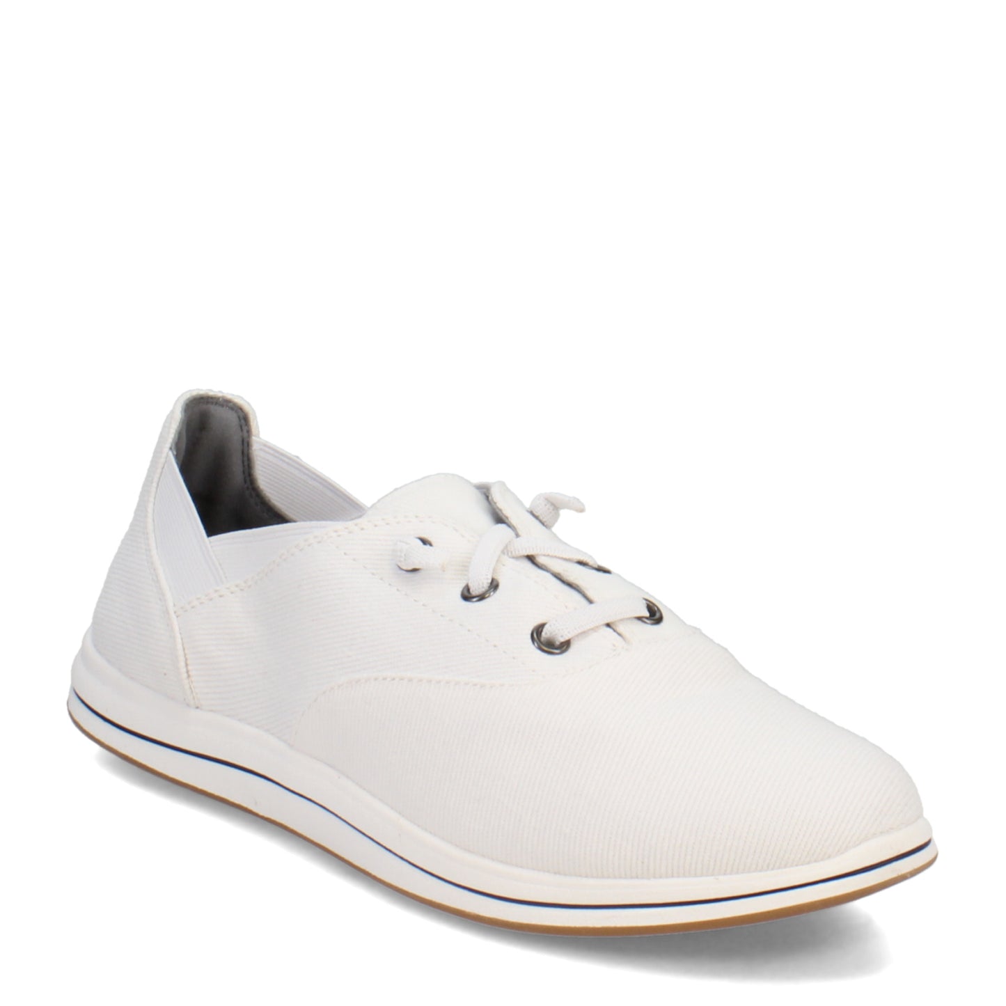 Peltz Shoes Women's Clarks Breeze Ave II Sneaker WHITE 26172773