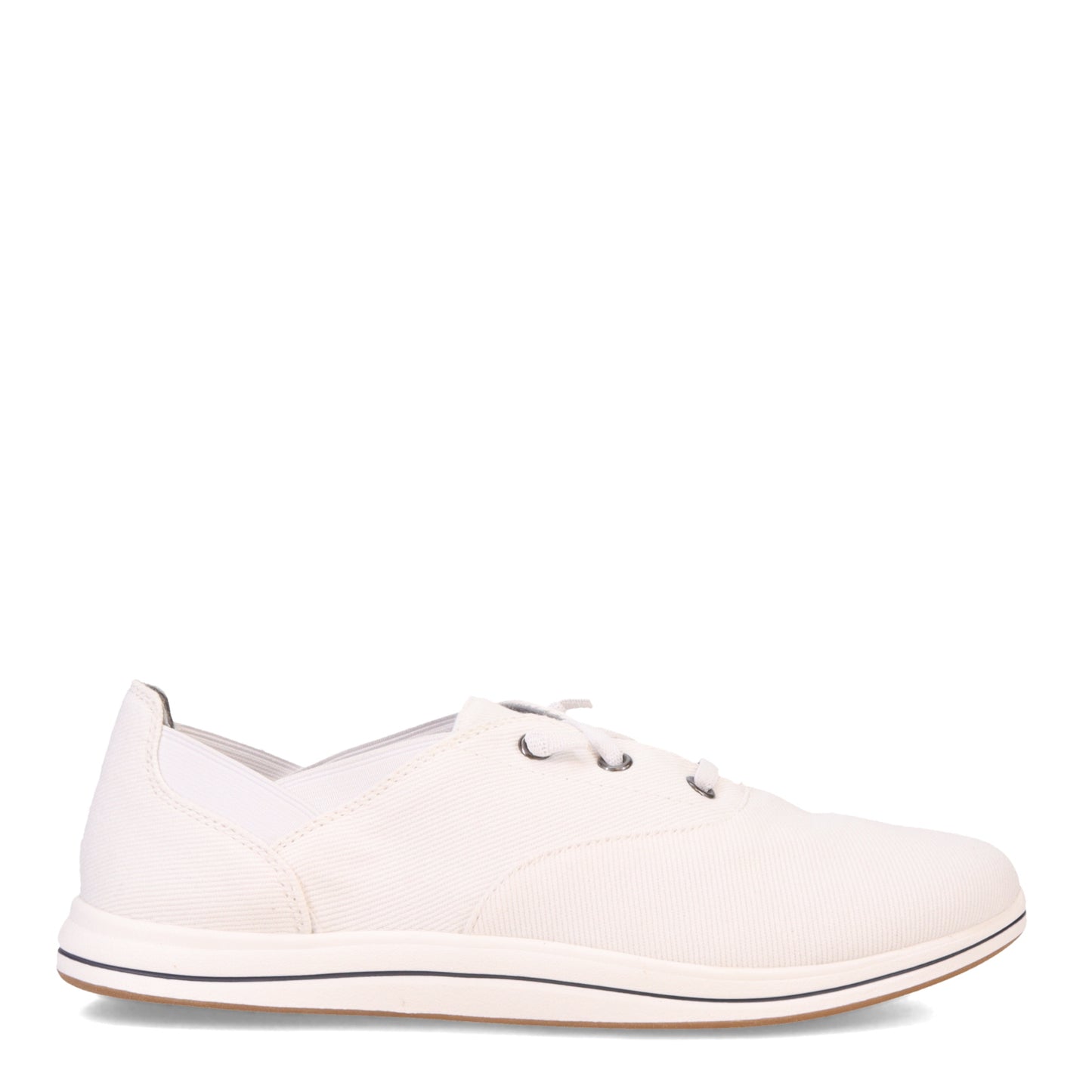 Peltz Shoes Women's Clarks Breeze Ave II Sneaker WHITE 26172773
