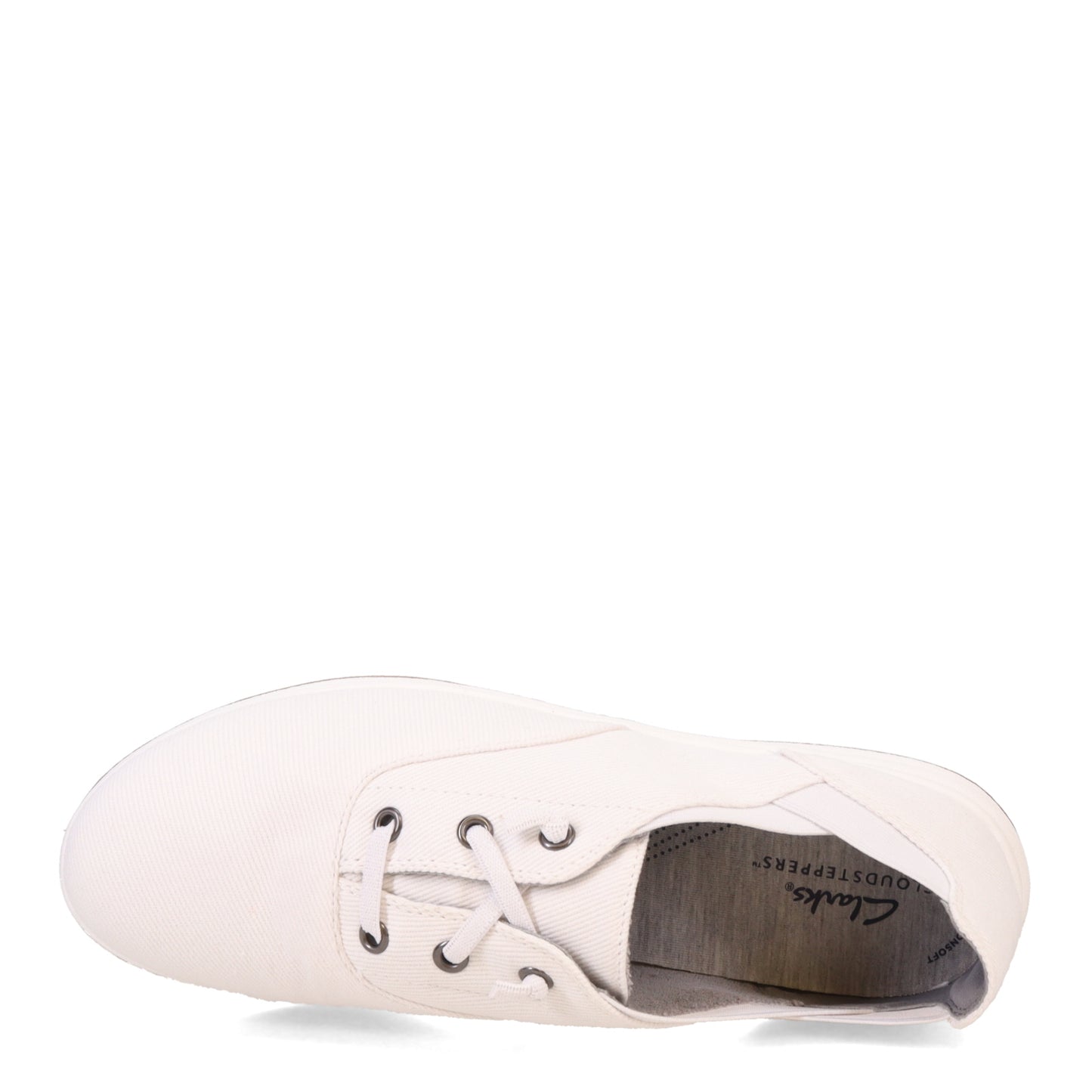 Peltz Shoes Women's Clarks Breeze Ave II Sneaker WHITE 26172773